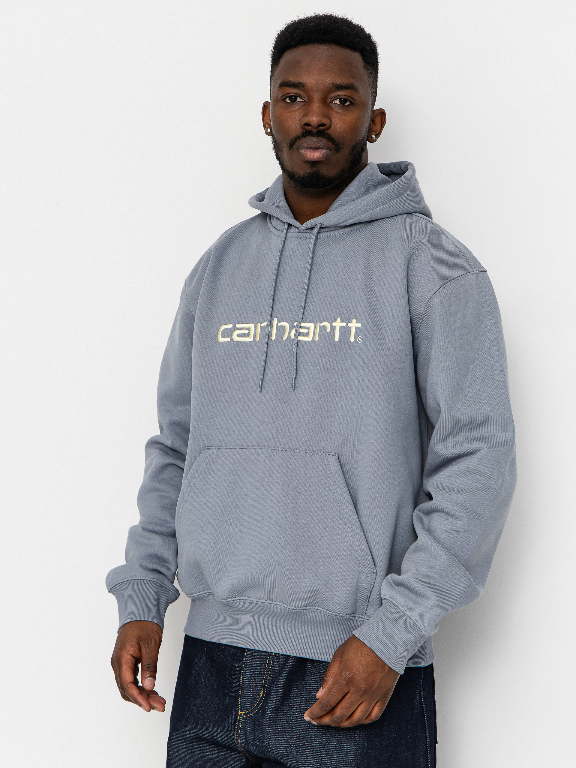 Stussy Basic HD Hoodie - grey (ash heather)