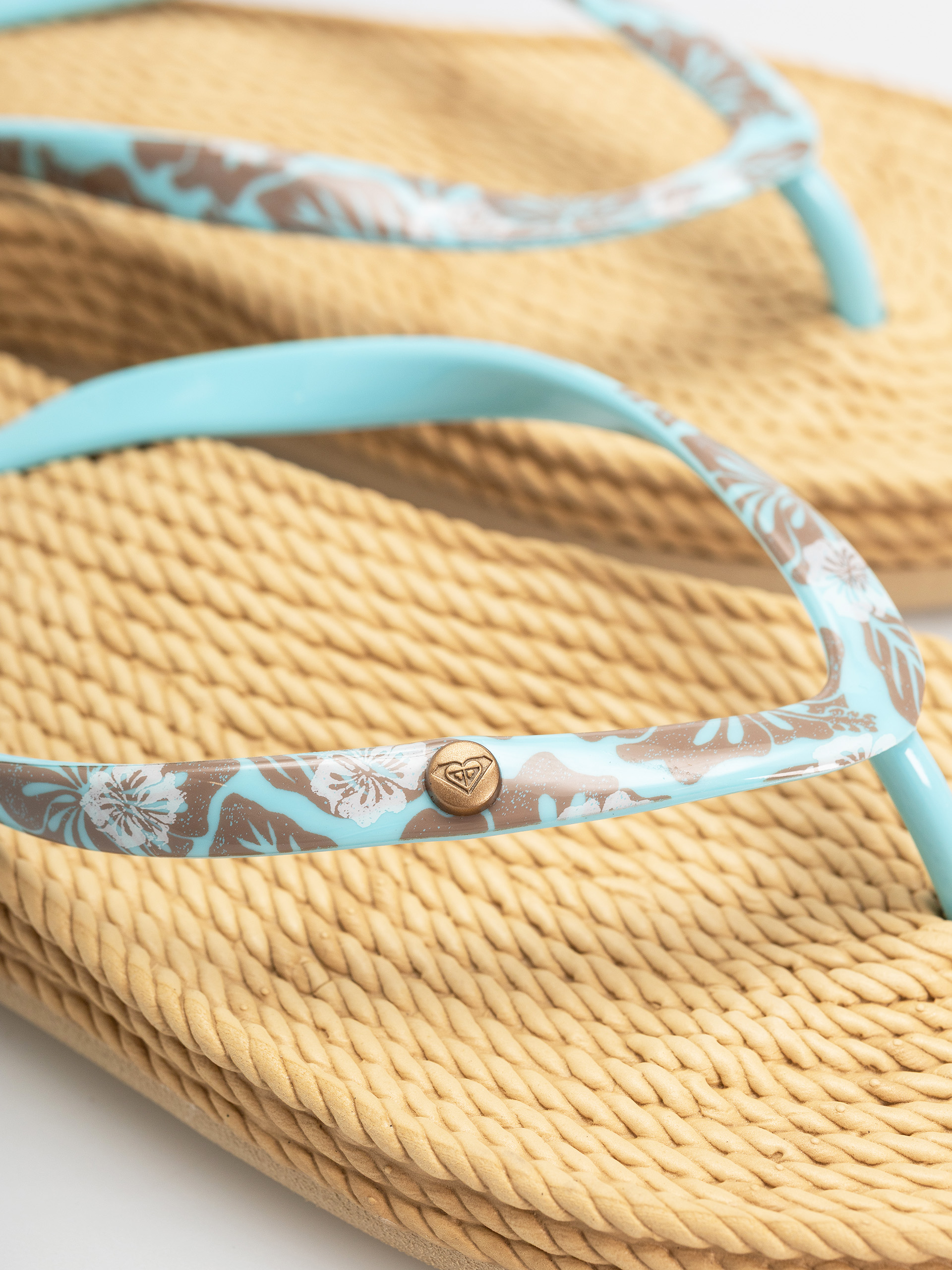 Roxy South Beach III Flip-flops Wmn (light blue/brown)