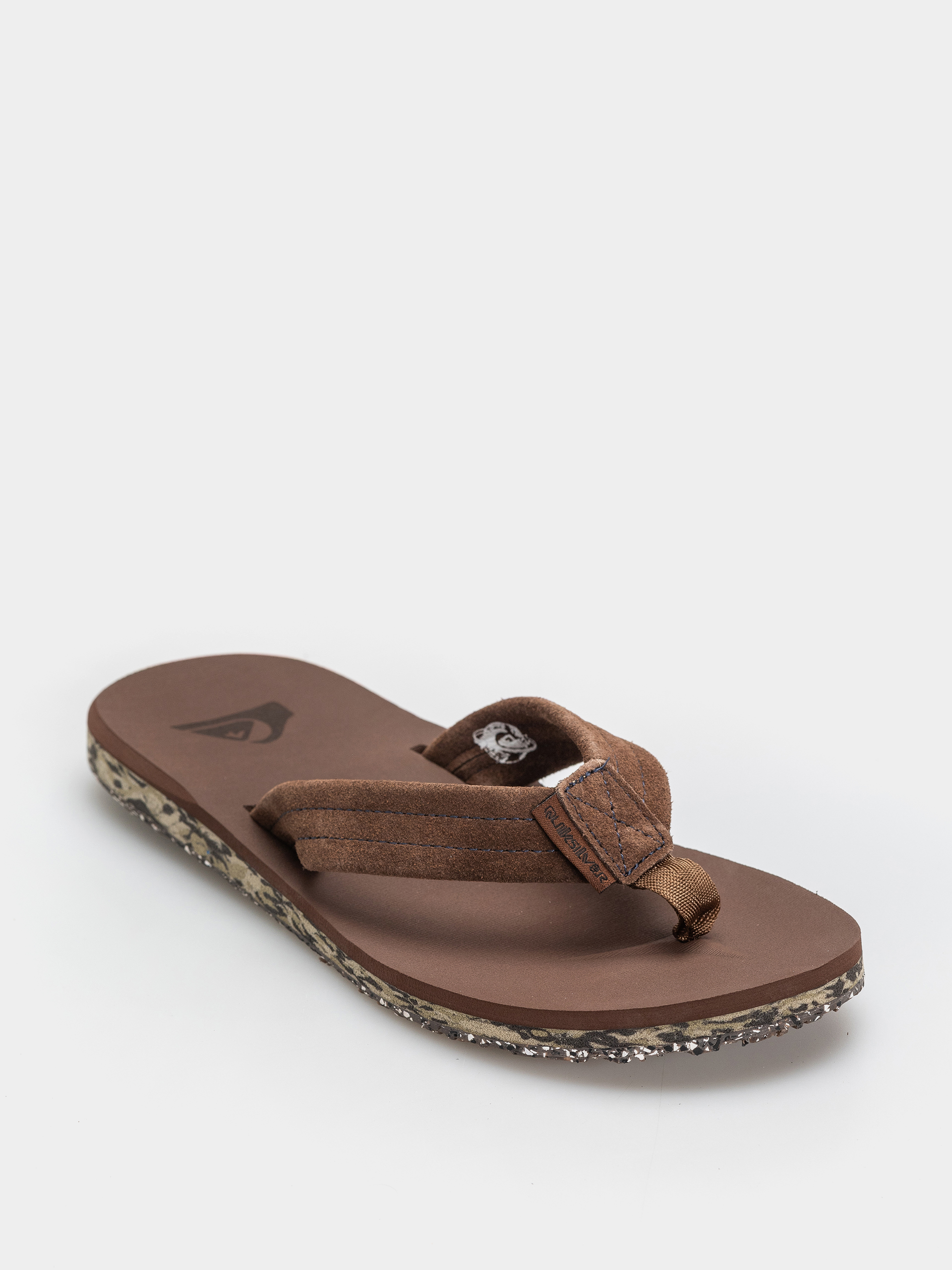 Quiksilver Flip-flops Carver Suede Recycled (brown)