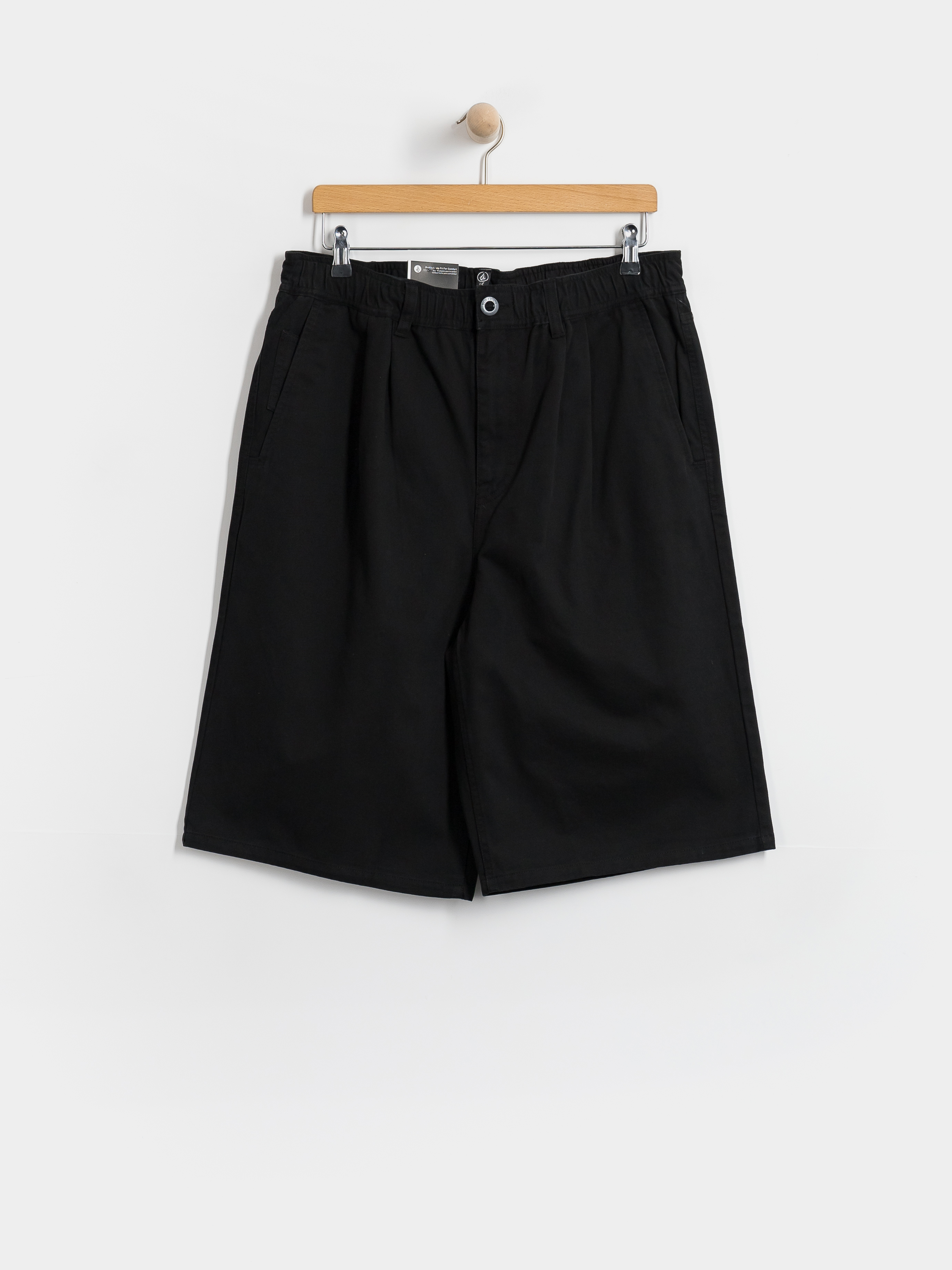Vans Shorts Lx Check 5 Baggy Denim - black (dark rinse)