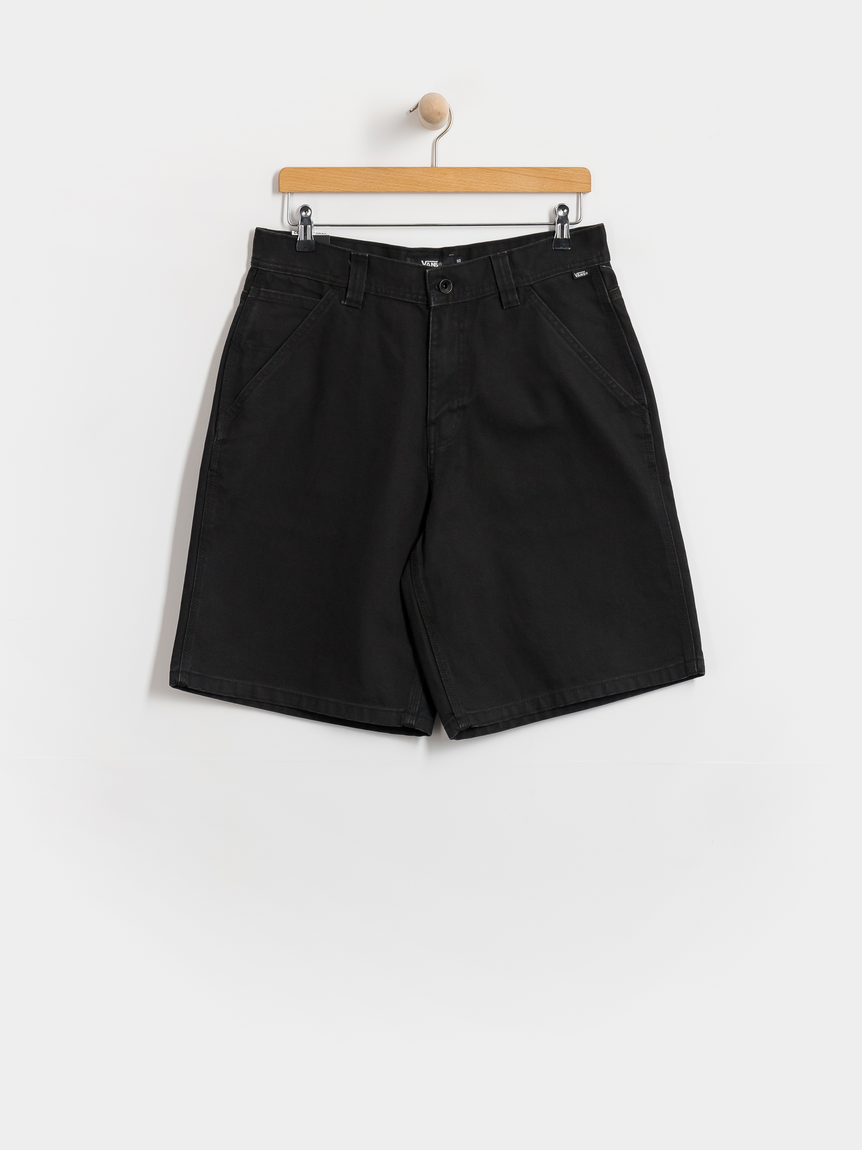 Vans Lx Check 5 Baggy Denim Shorts - brown (glazed ginger)