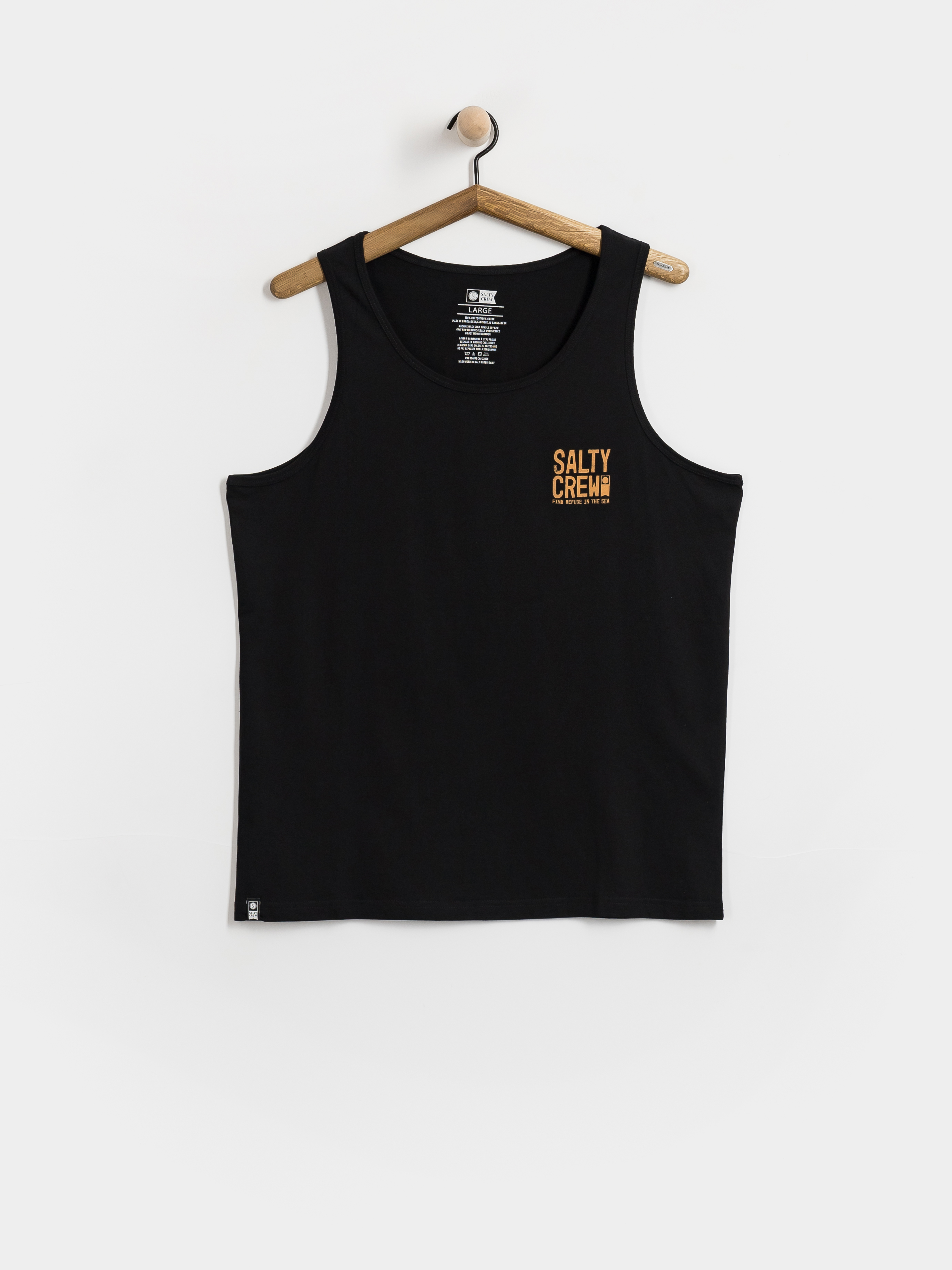Salty Crew Tank top Tried And True (black)