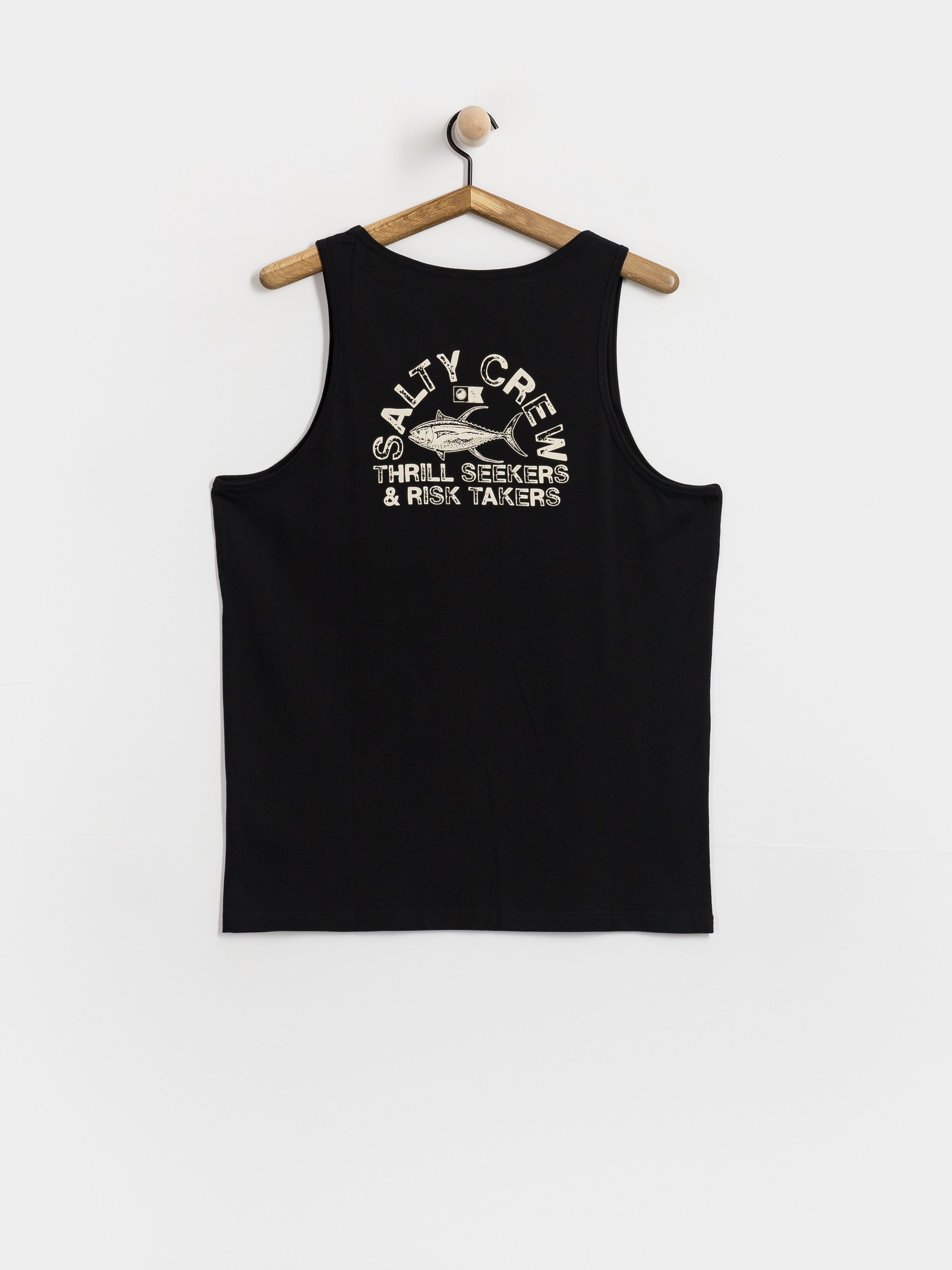 Salty Crew Tank top Stamped (black)