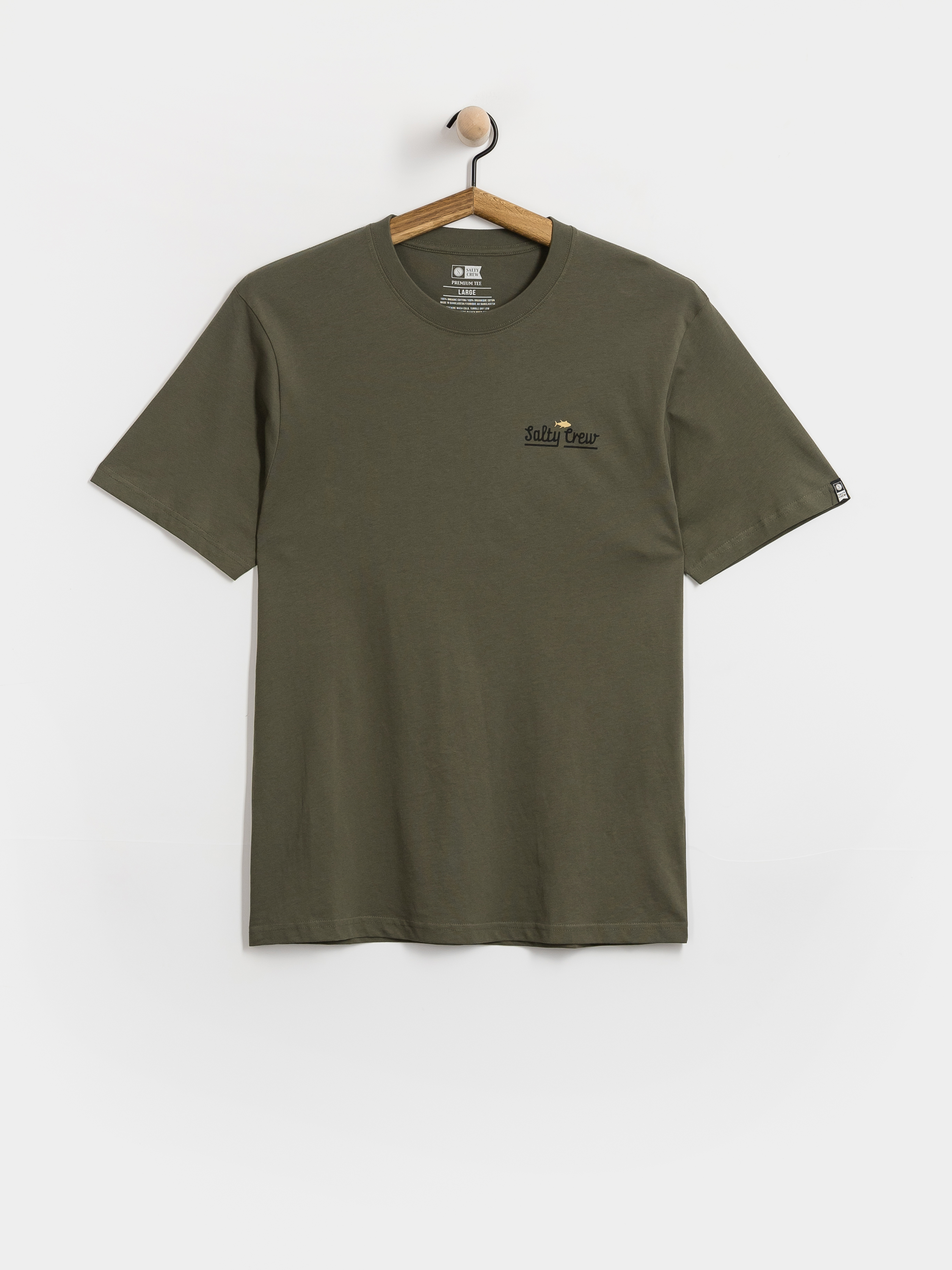 Salty Crew T-Shirt Border Fill Classic (dusty olive)