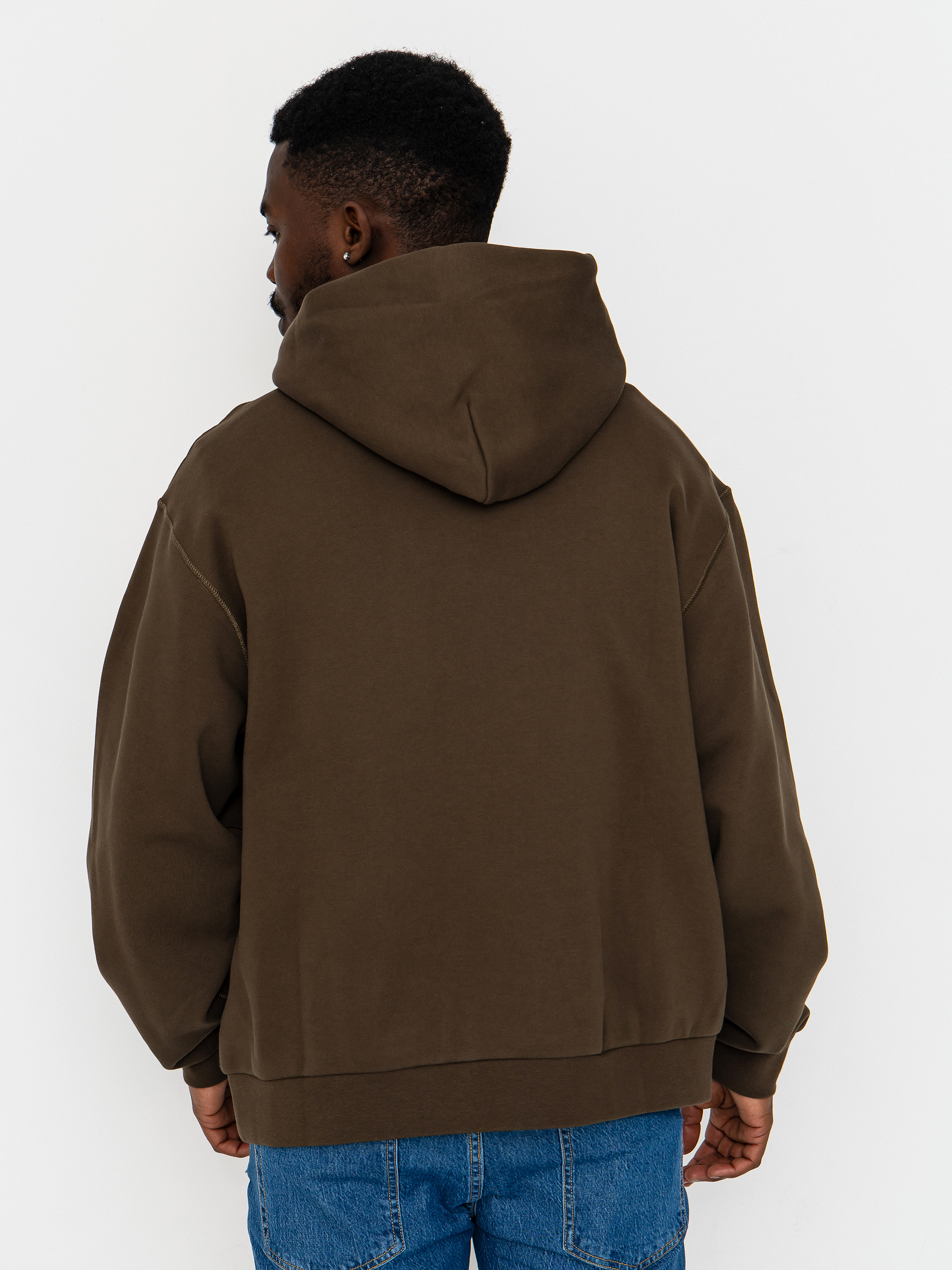 Nike SB Essential Logo HD Hoodie (dark hazel/white)