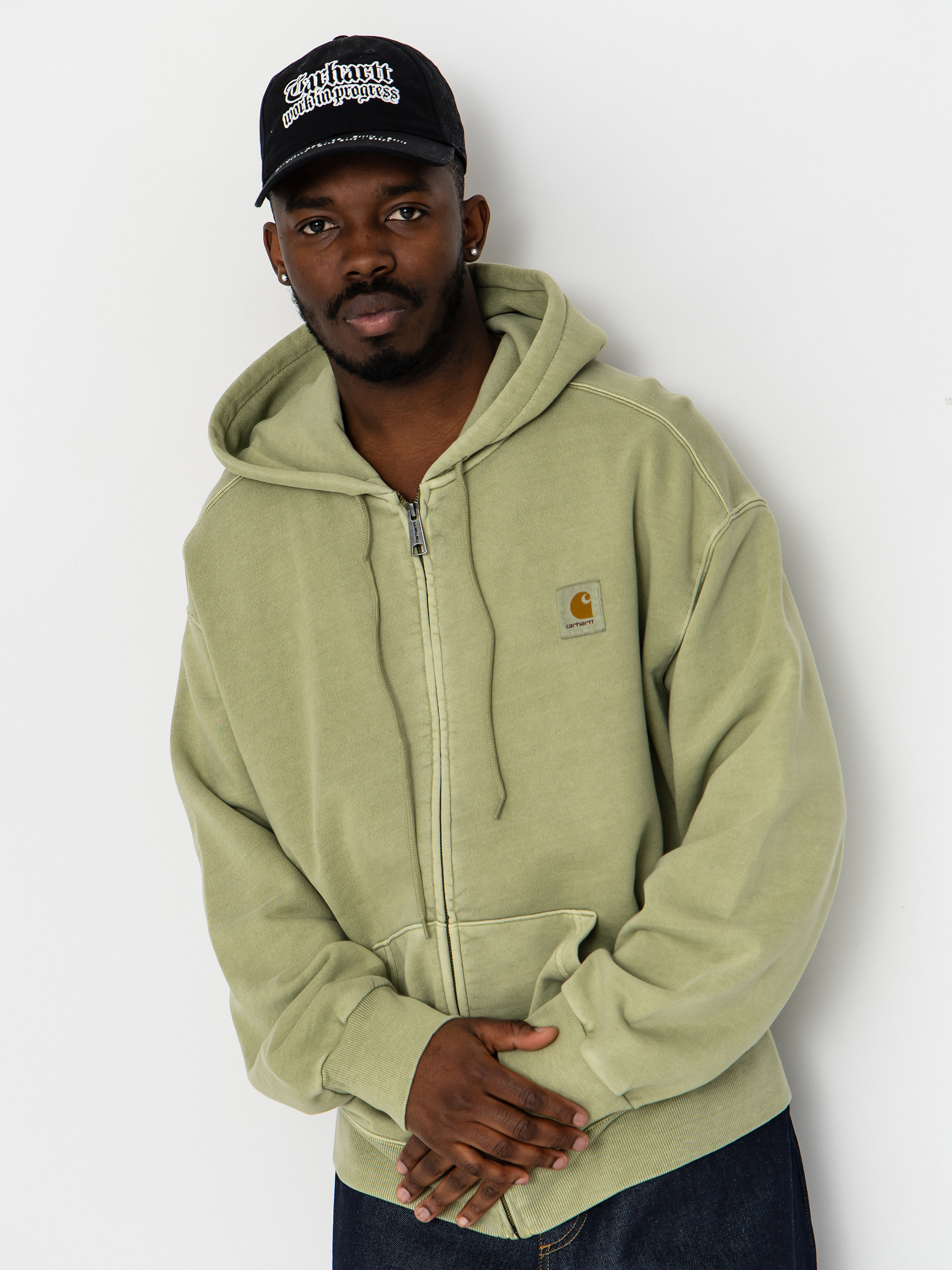 Carhartt WIP Nelson ZHD Hoodie (gentle green)