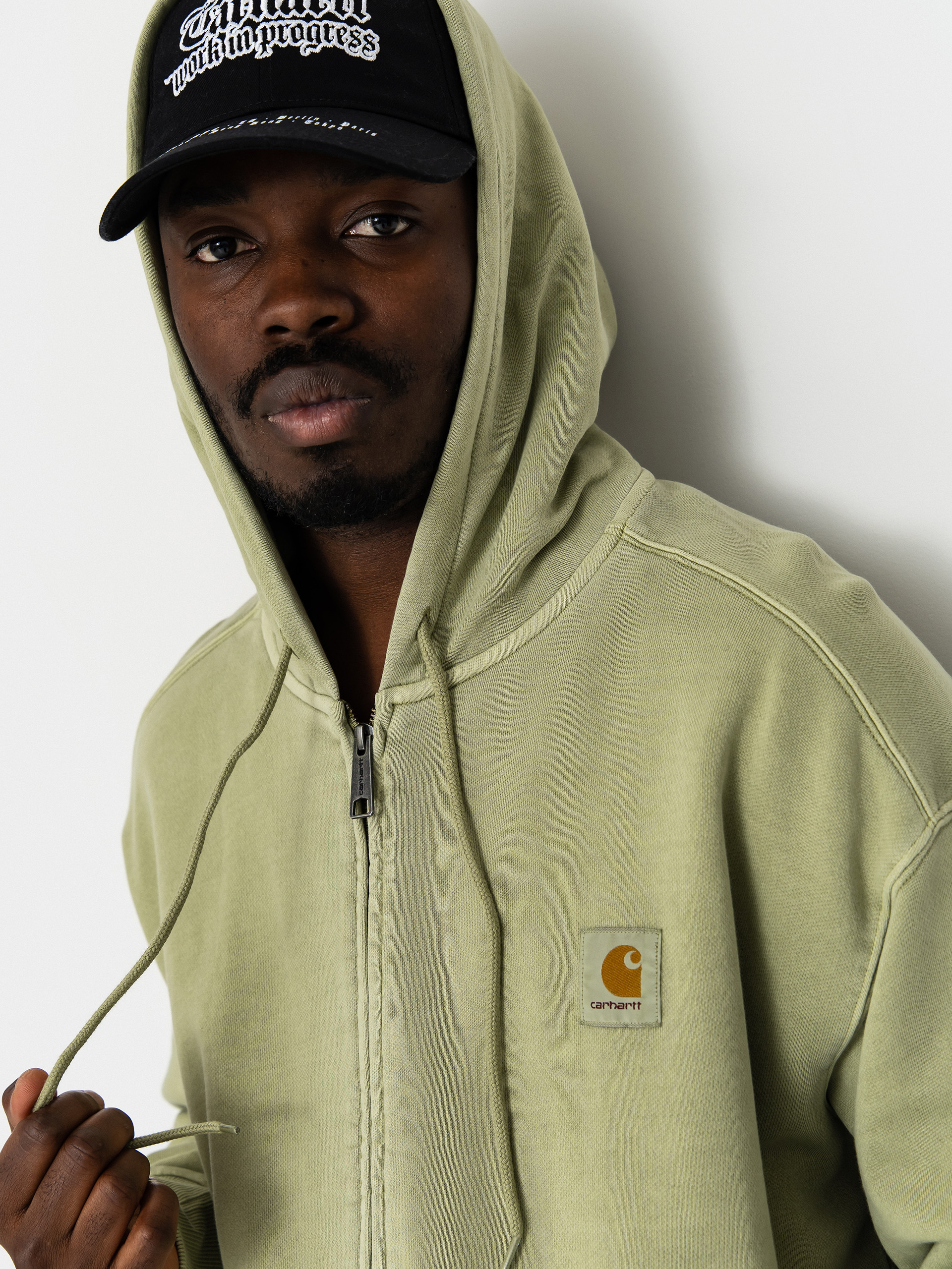 Carhartt WIP Nelson ZHD Hoodie (gentle green)