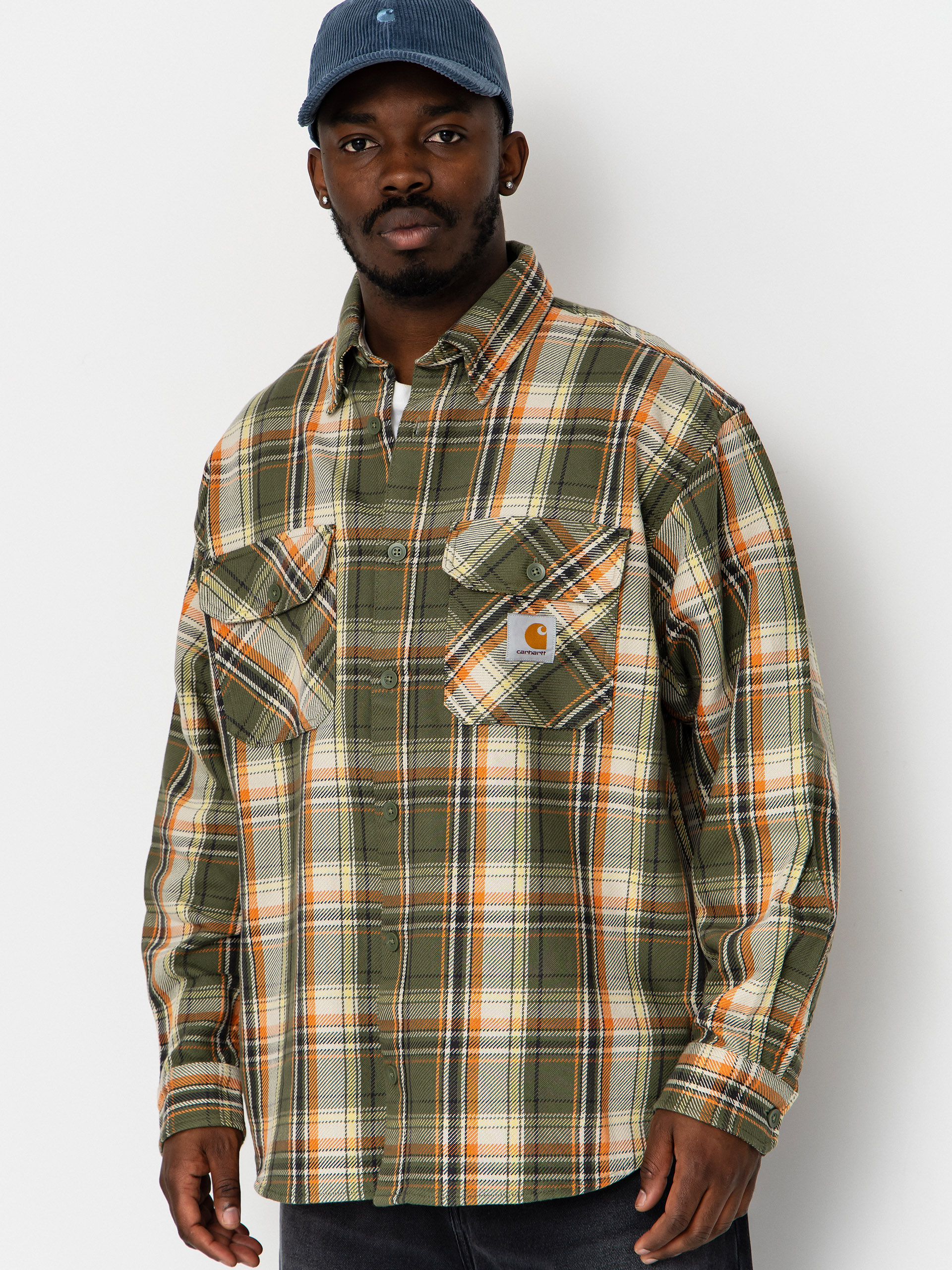Carhartt WIP Tunick Hemd (tunick check/dollar green)