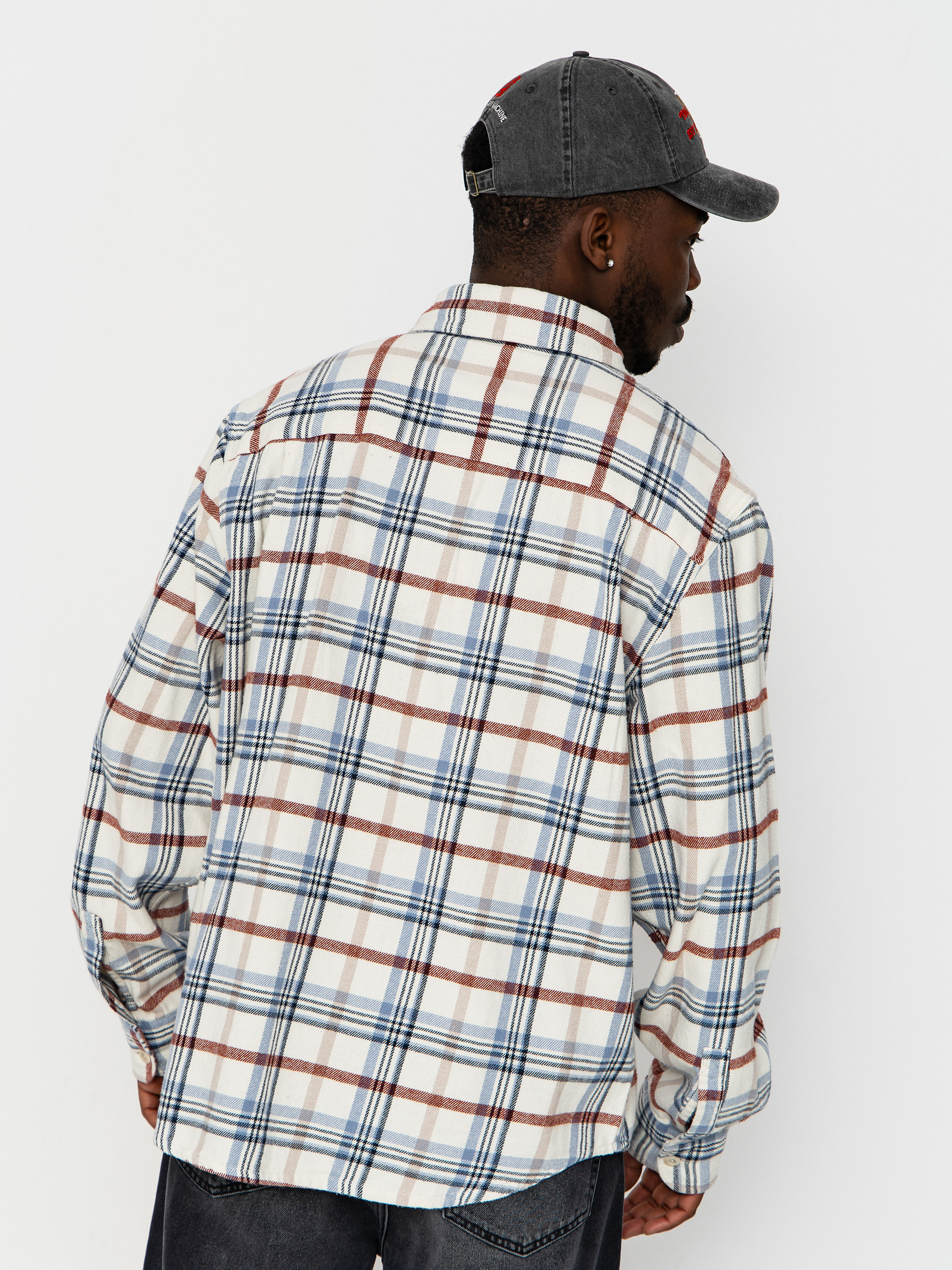 Deus Ex Machina Vacay Check Shirt (natural check)