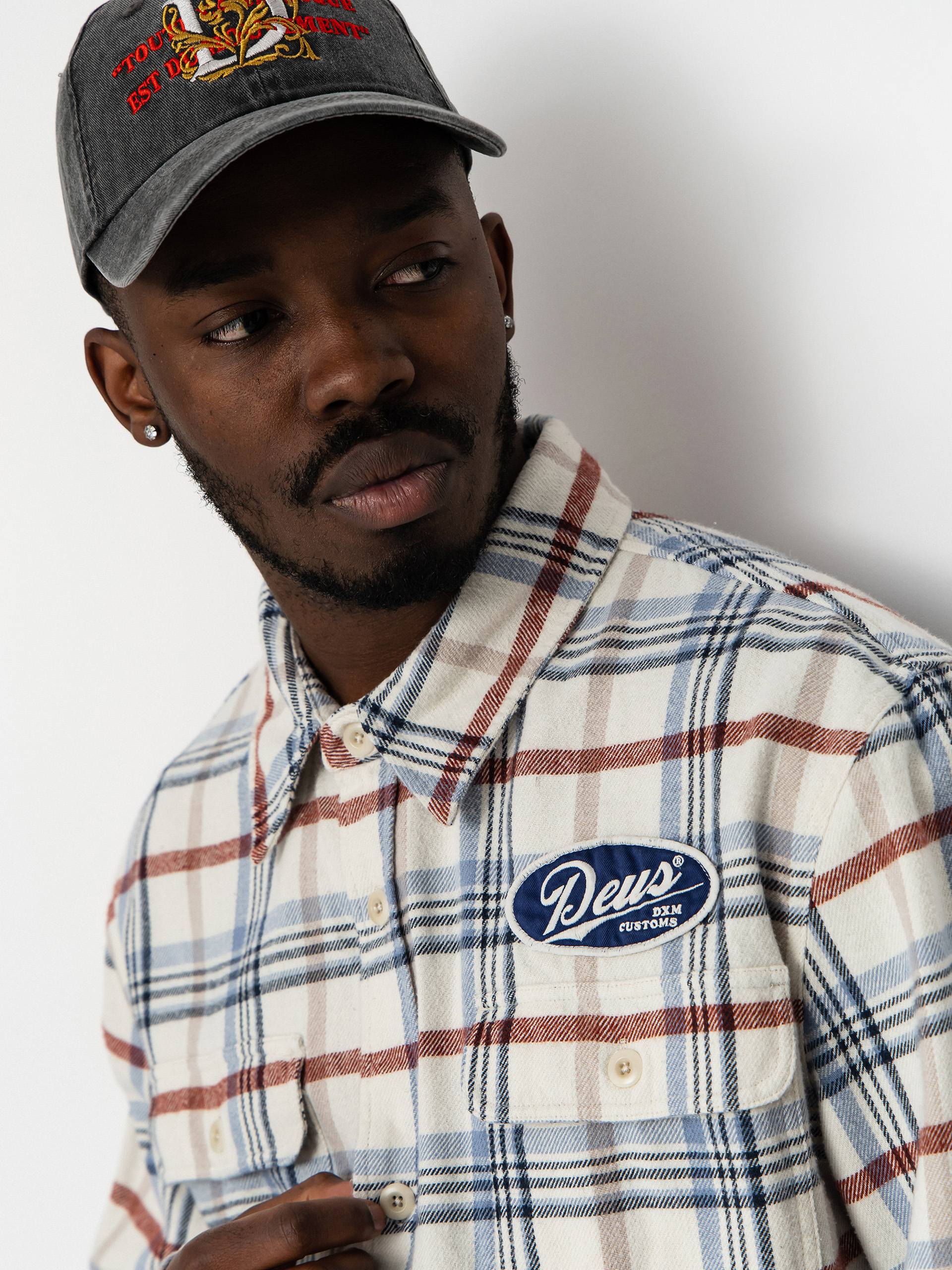 Deus Ex Machina Vacay Check Hemd (natural check)