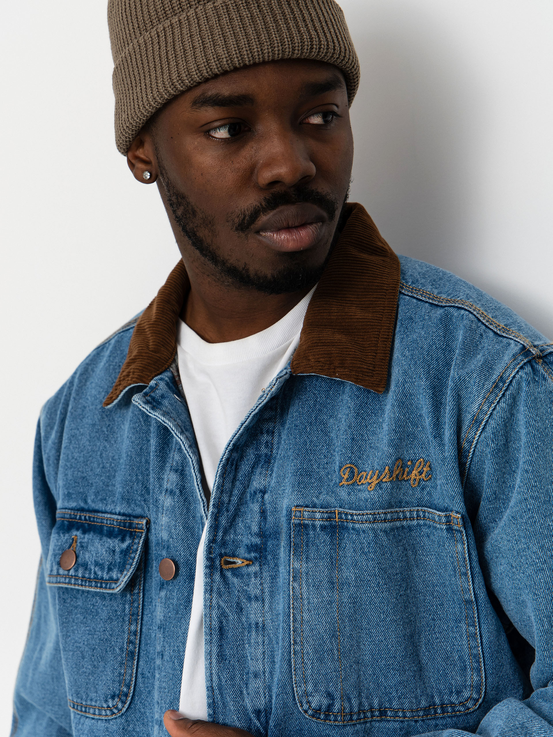 RVCA Post Dayshift Jacke (blue collar)