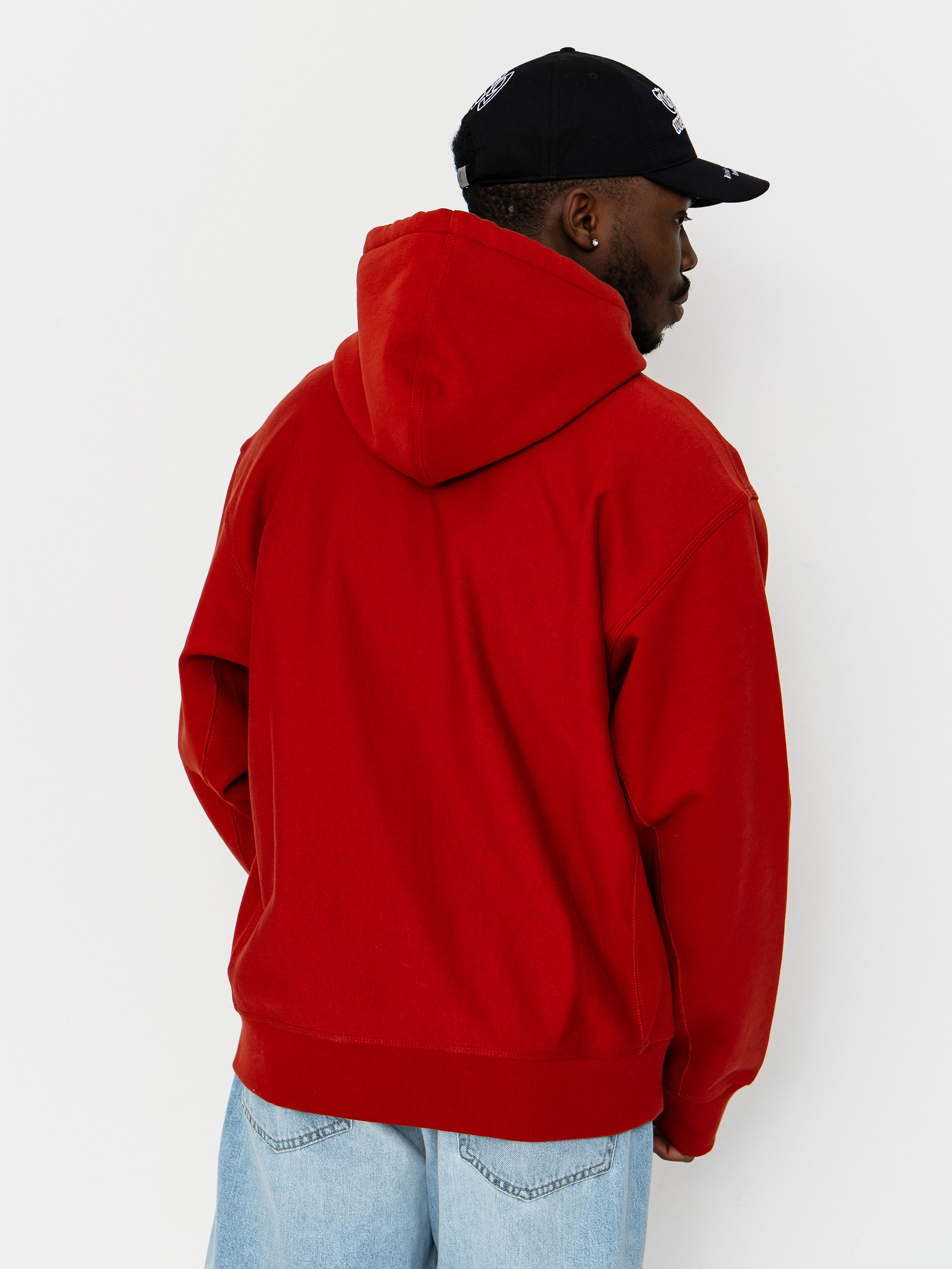 Carhartt WIP Hoodie American Script HD (oxide red)