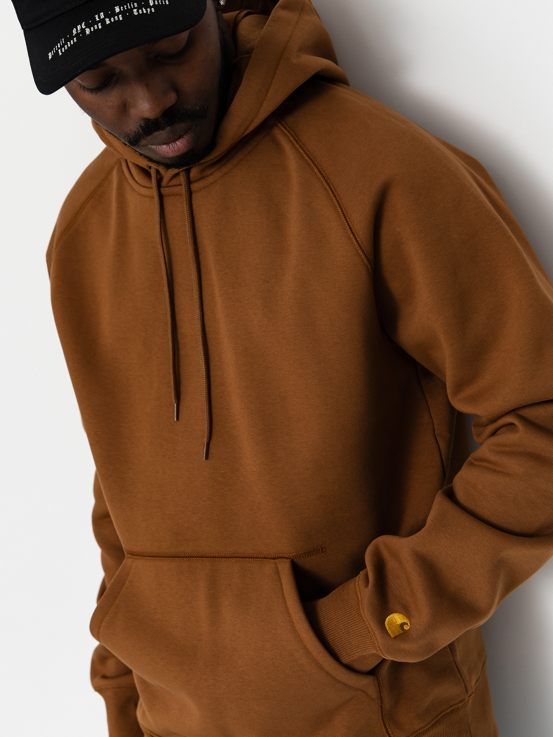 Carhartt WIP Hoodie Chase HD (hamilton brown/gold)