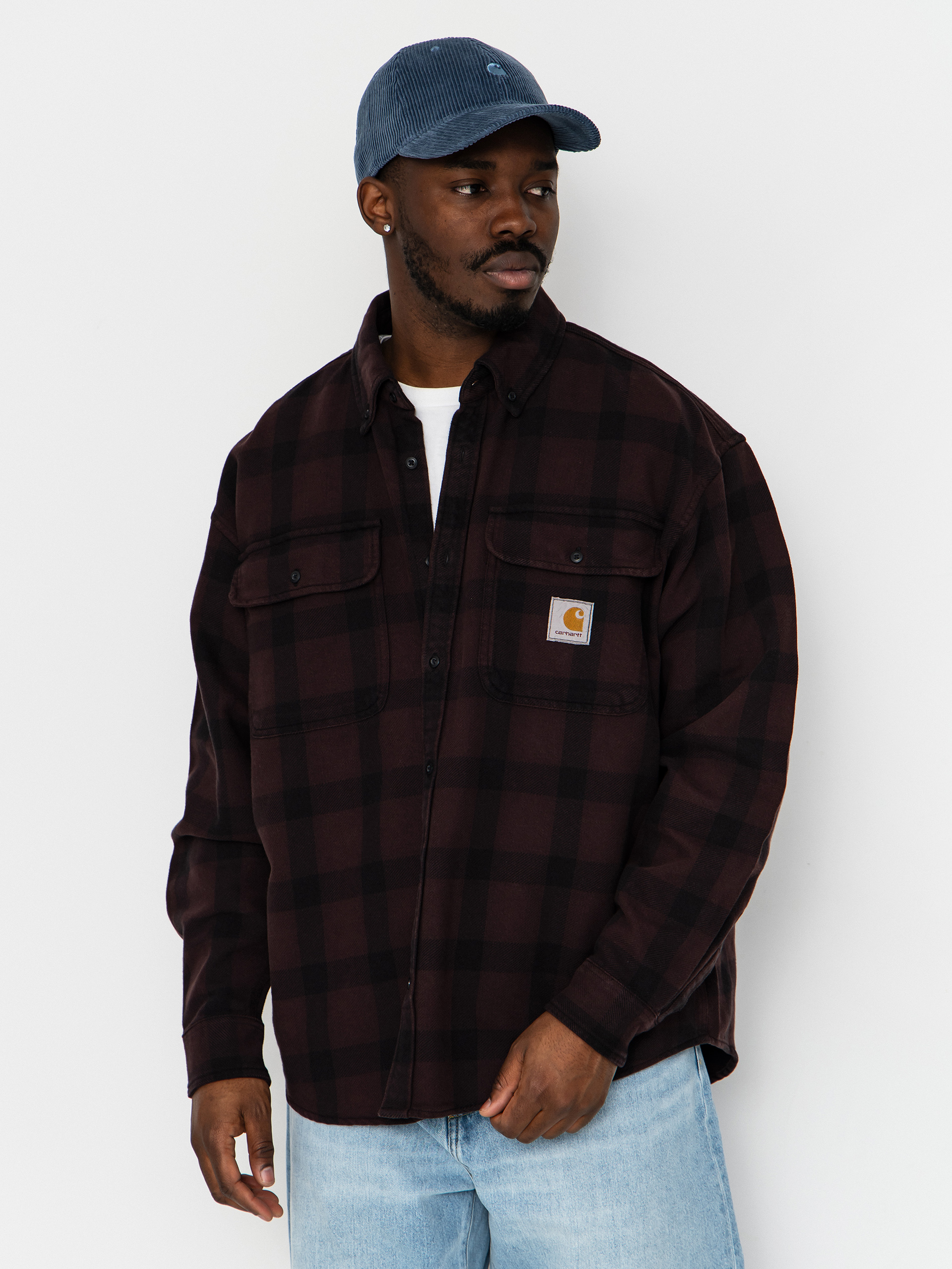 Carhartt WIP Edmands Hemd (edmands check/natural/palisander)