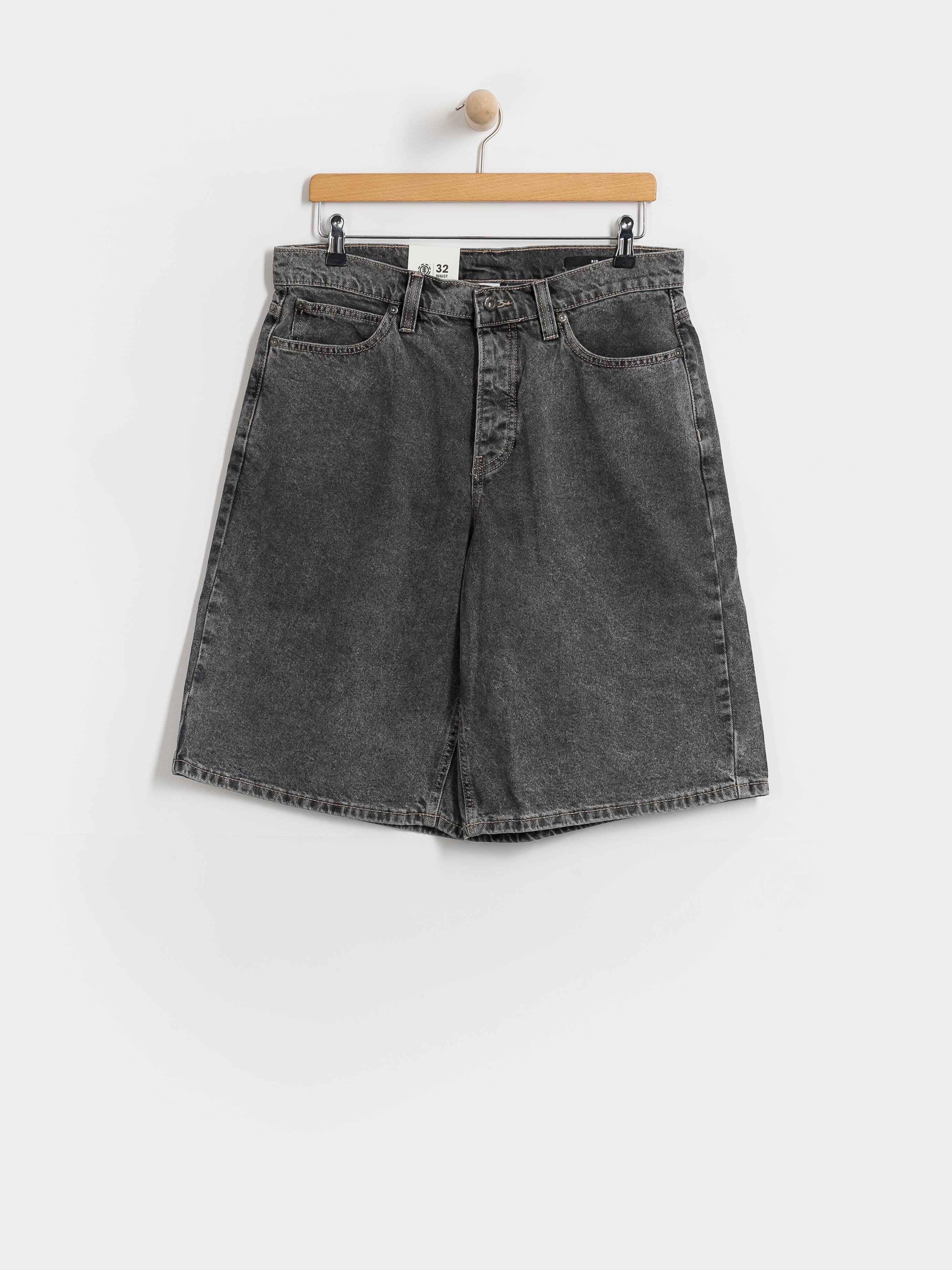 Element Big 5 Denim Wk Shorts (mid grey tint)