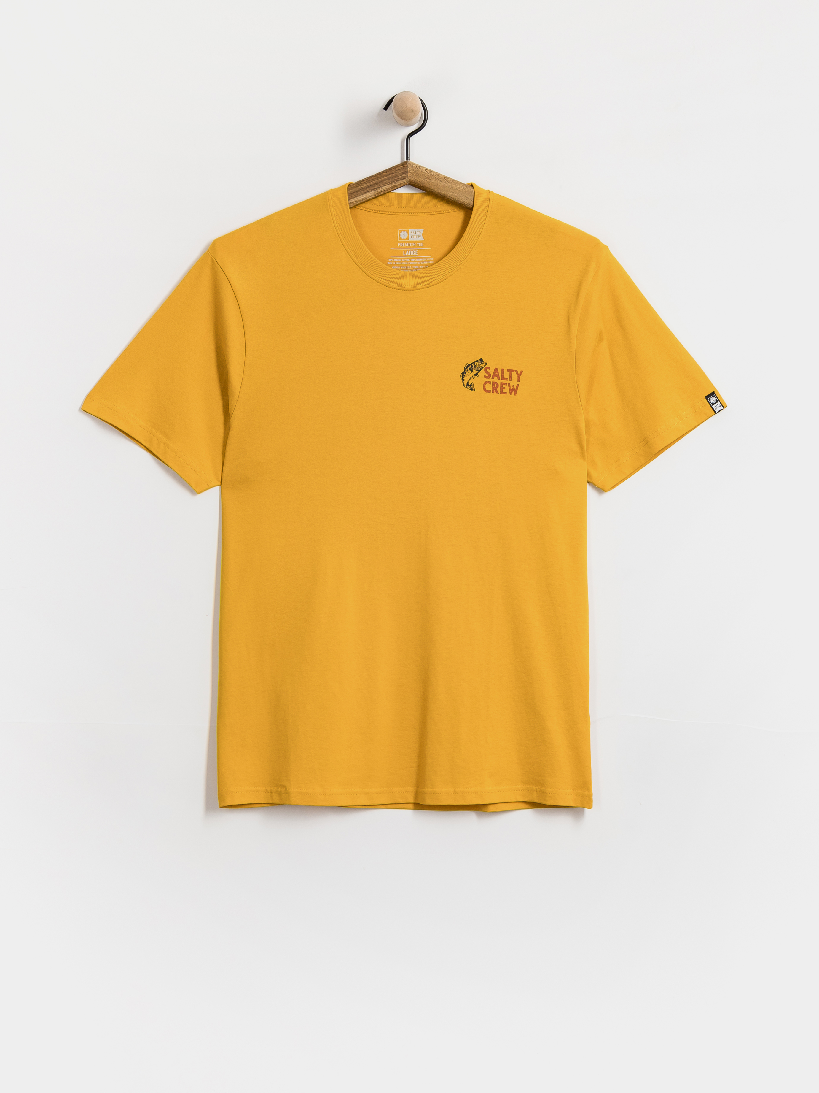 Salty Crew Bait Shop T-Shirt (mineral yellow)