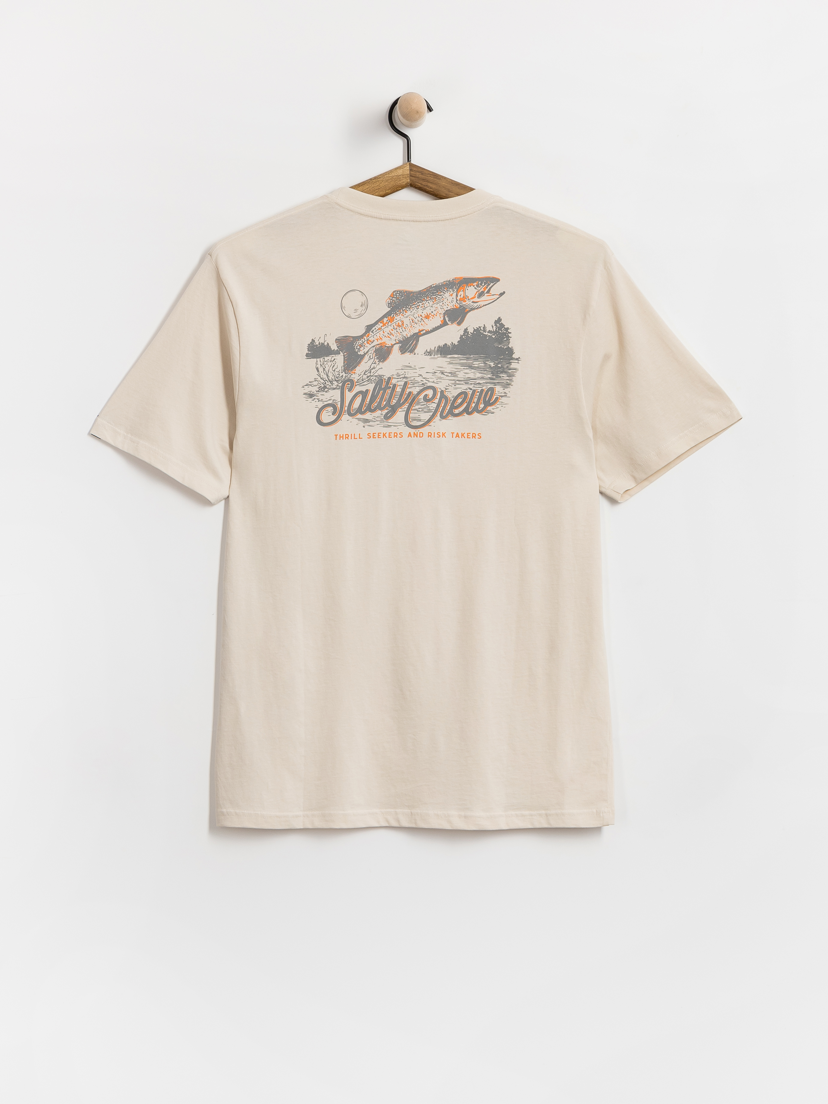 Salty Crew Fish Fest T-Shirt (moonbeam)