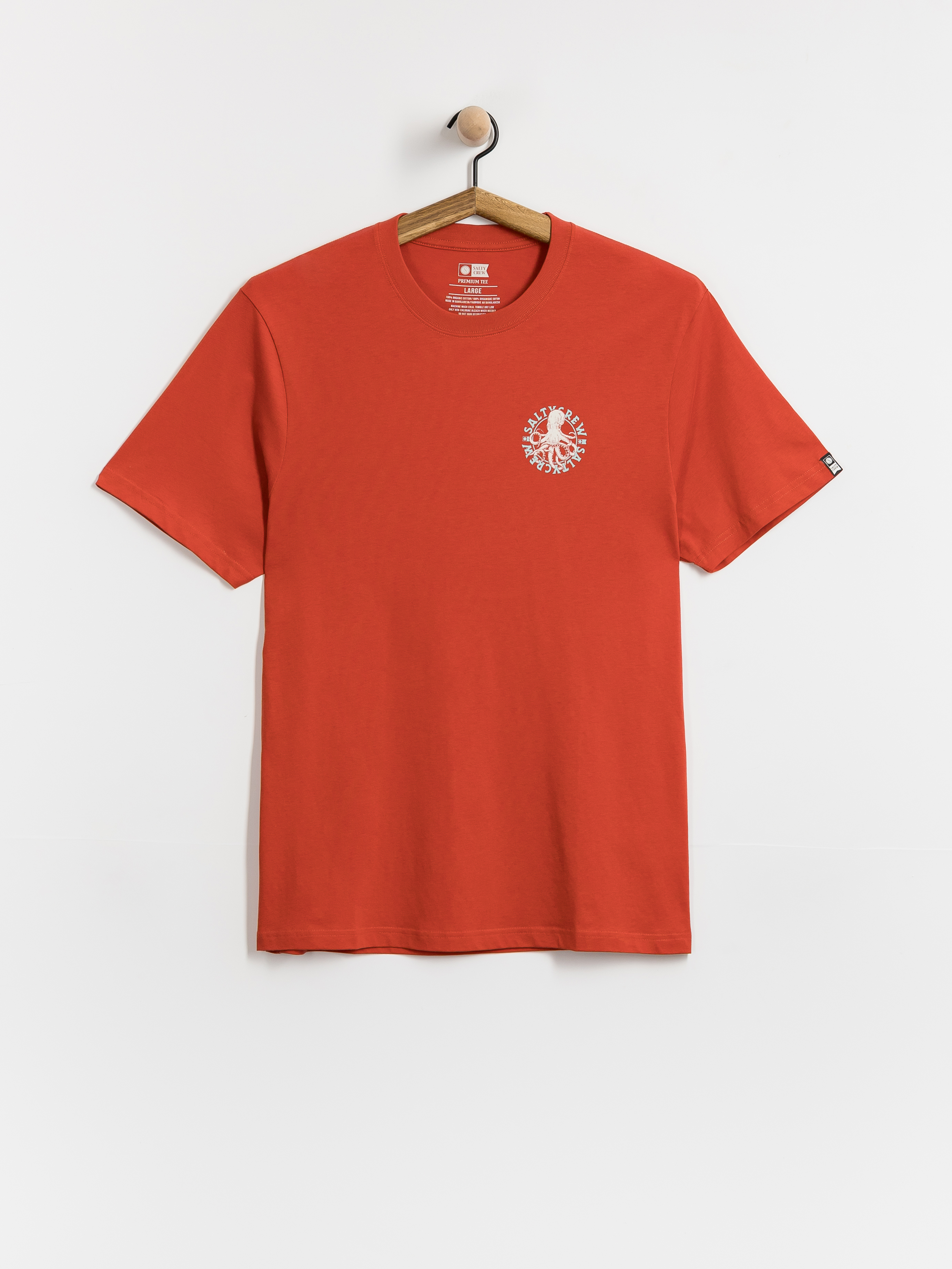 Salty Crew Tentacles T-Shirt (washed red)