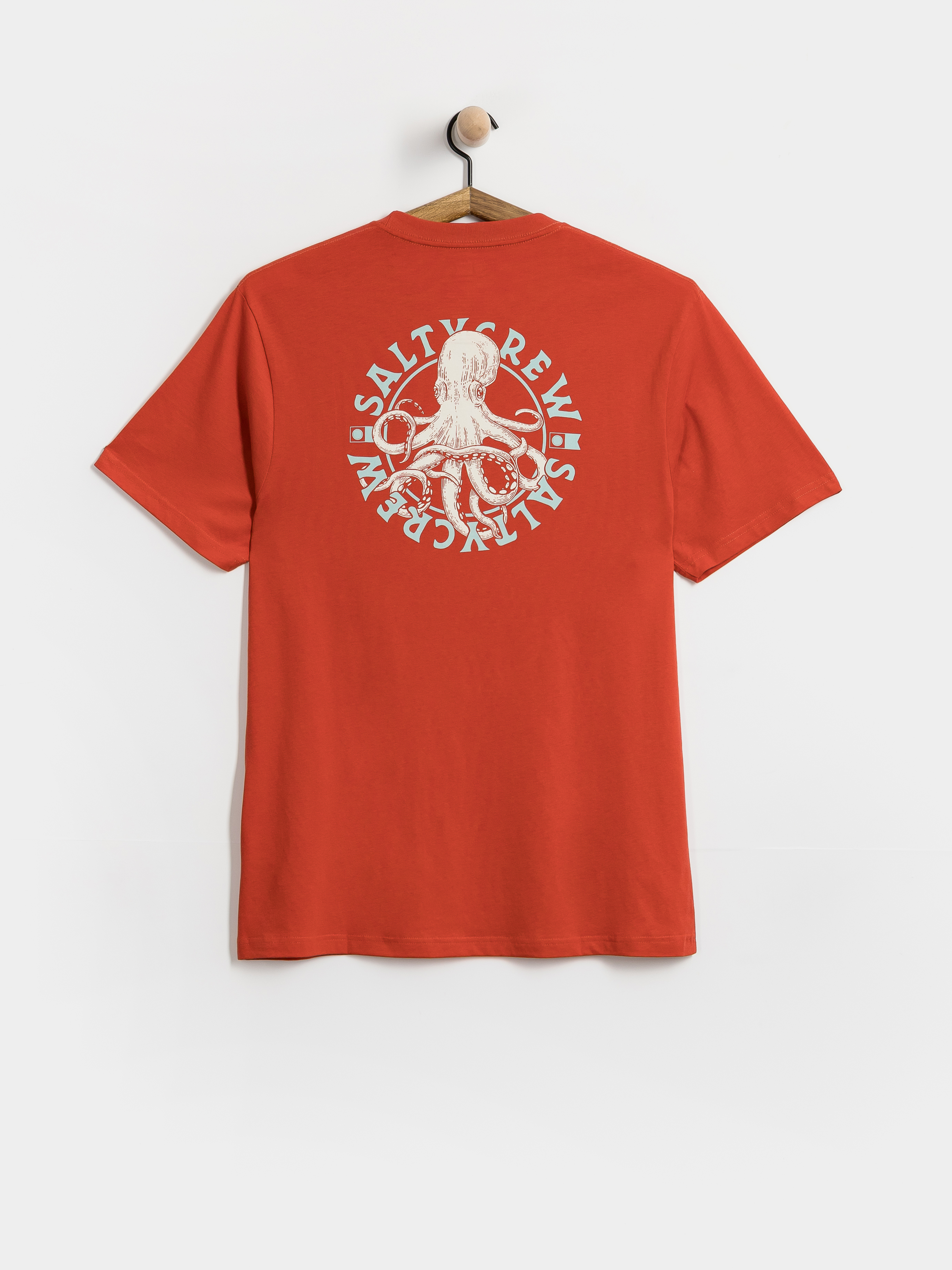 Salty Crew Tentacles T-Shirt (washed red)