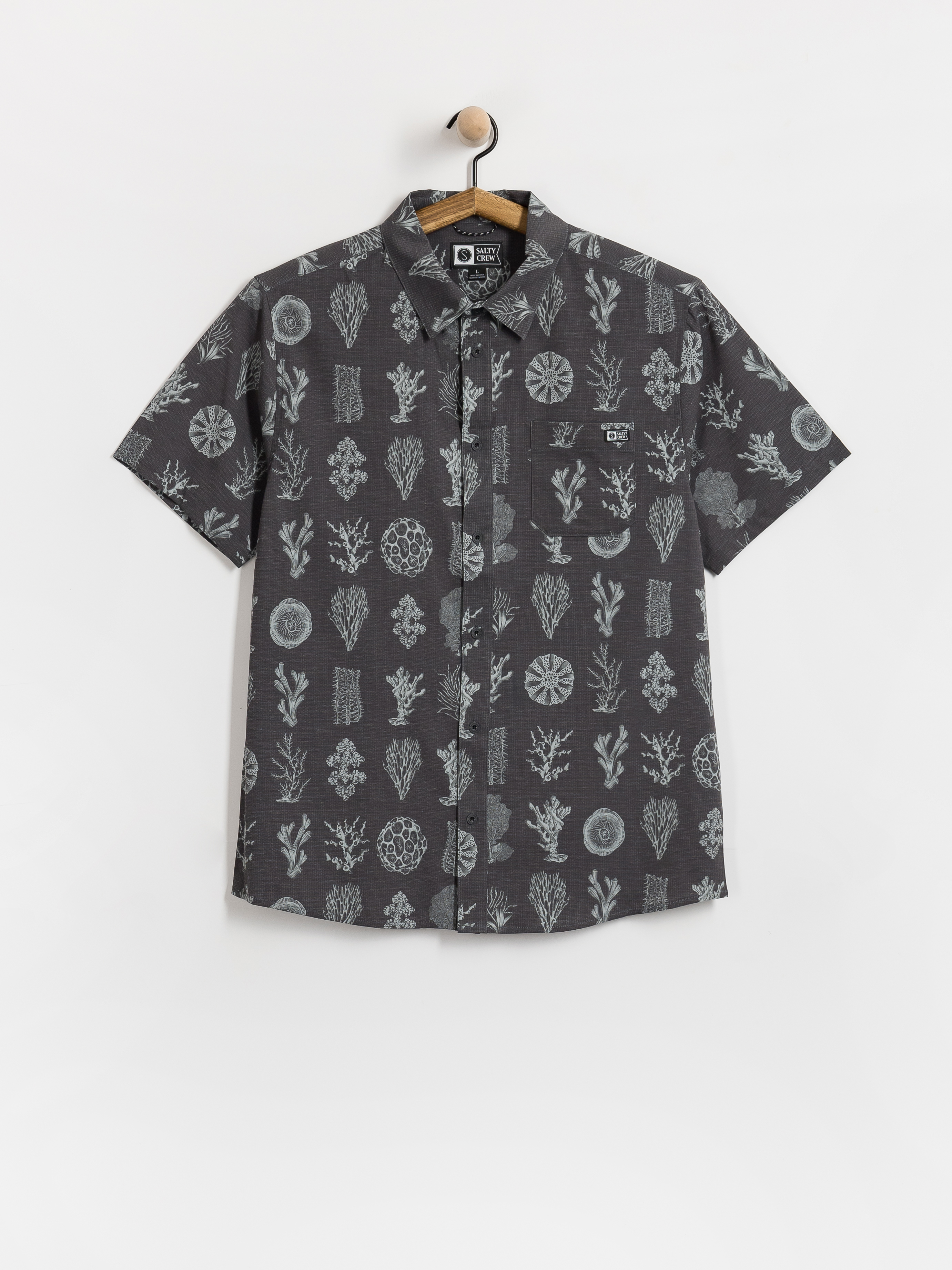 Salty Crew Breezer Perf Button Up Hemd (phantom)