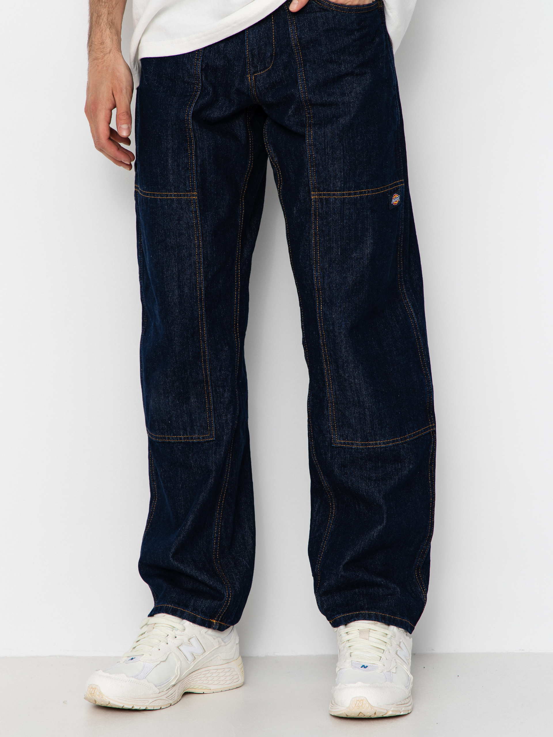 Dickies Pants X Harley Davidson Denim Carpenter - navy blue
