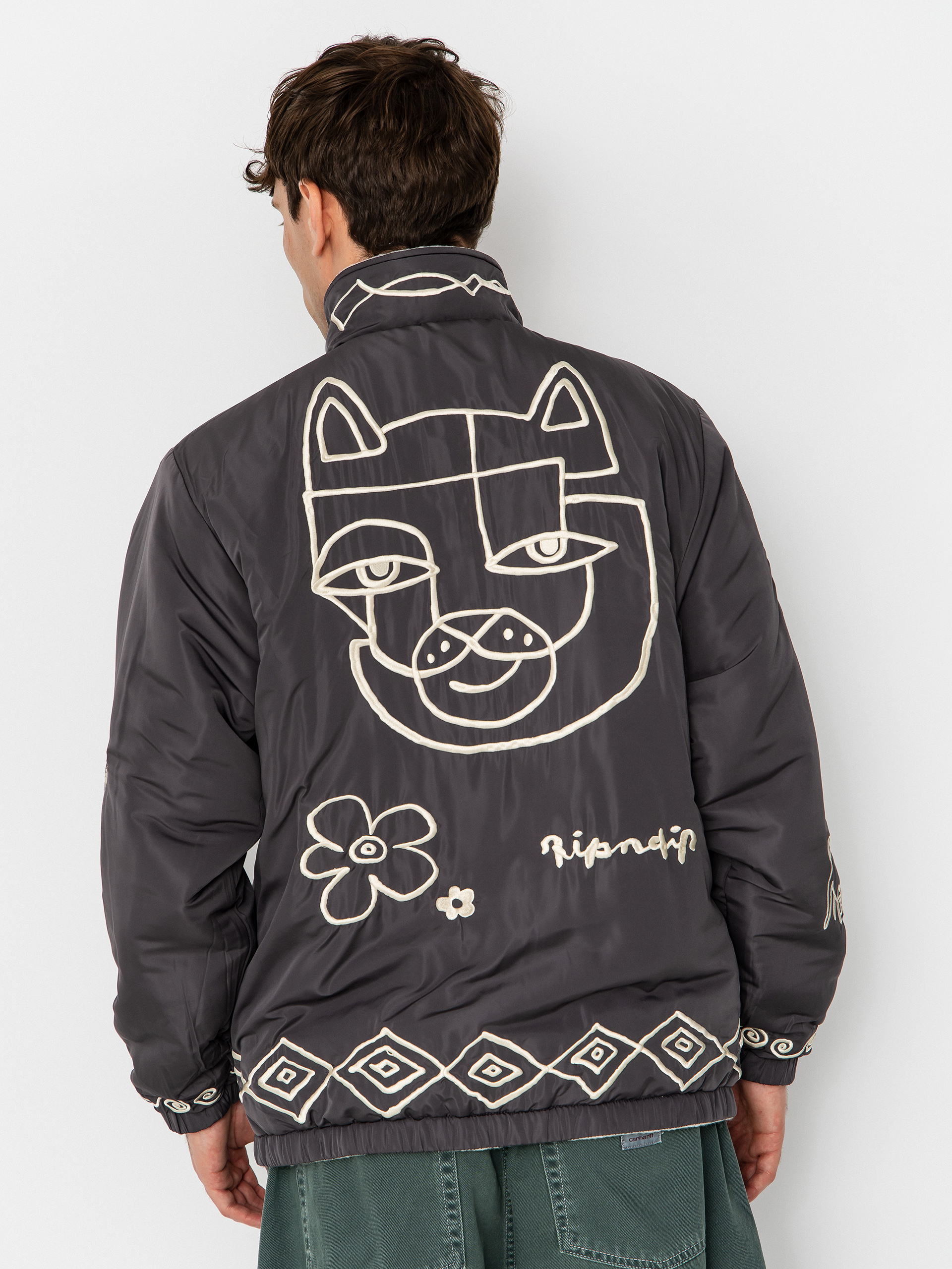RipNDip Blonded Reversible Jacket (black)