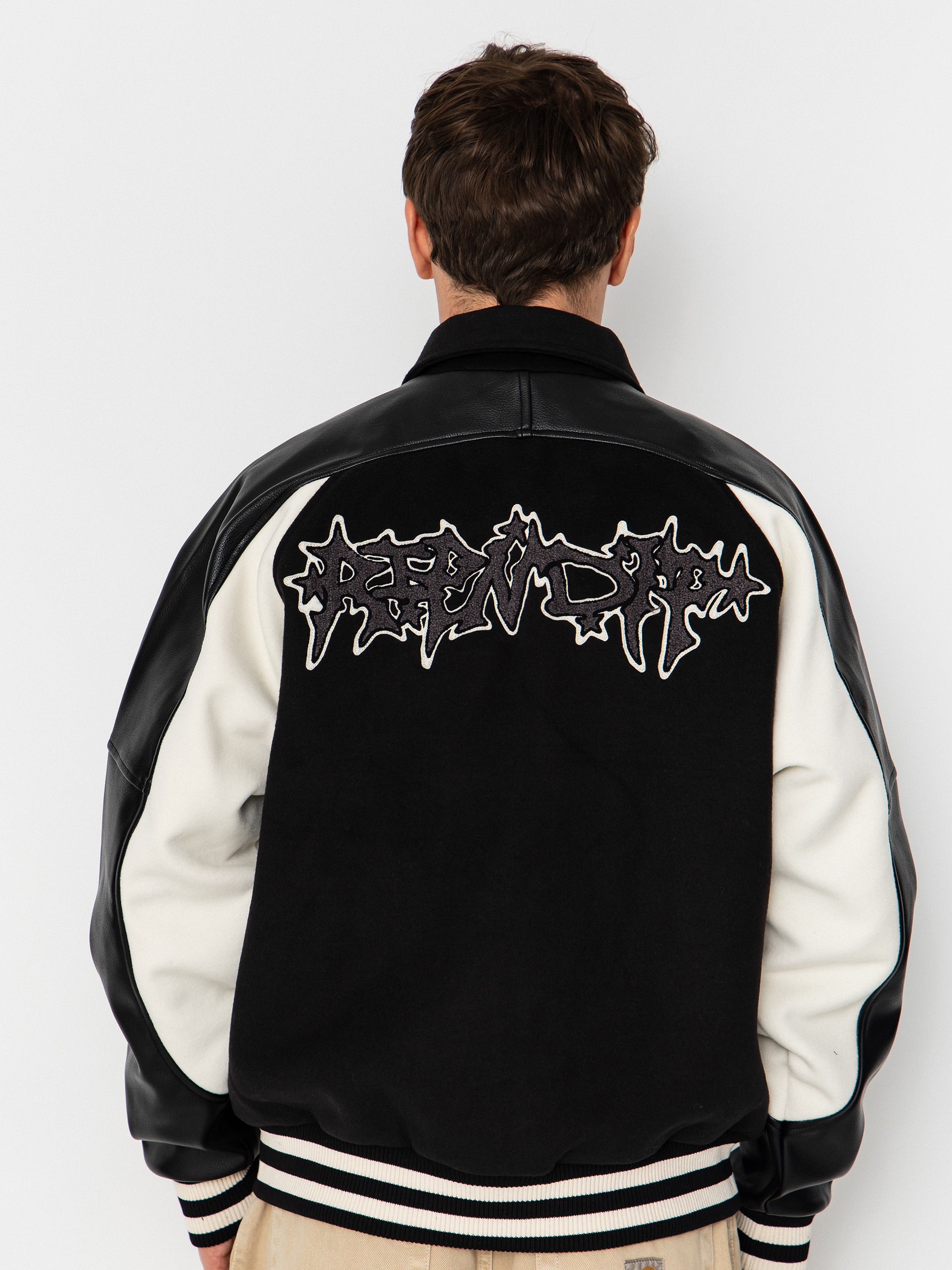 RipNDip Luther Leather Jacke (olive)