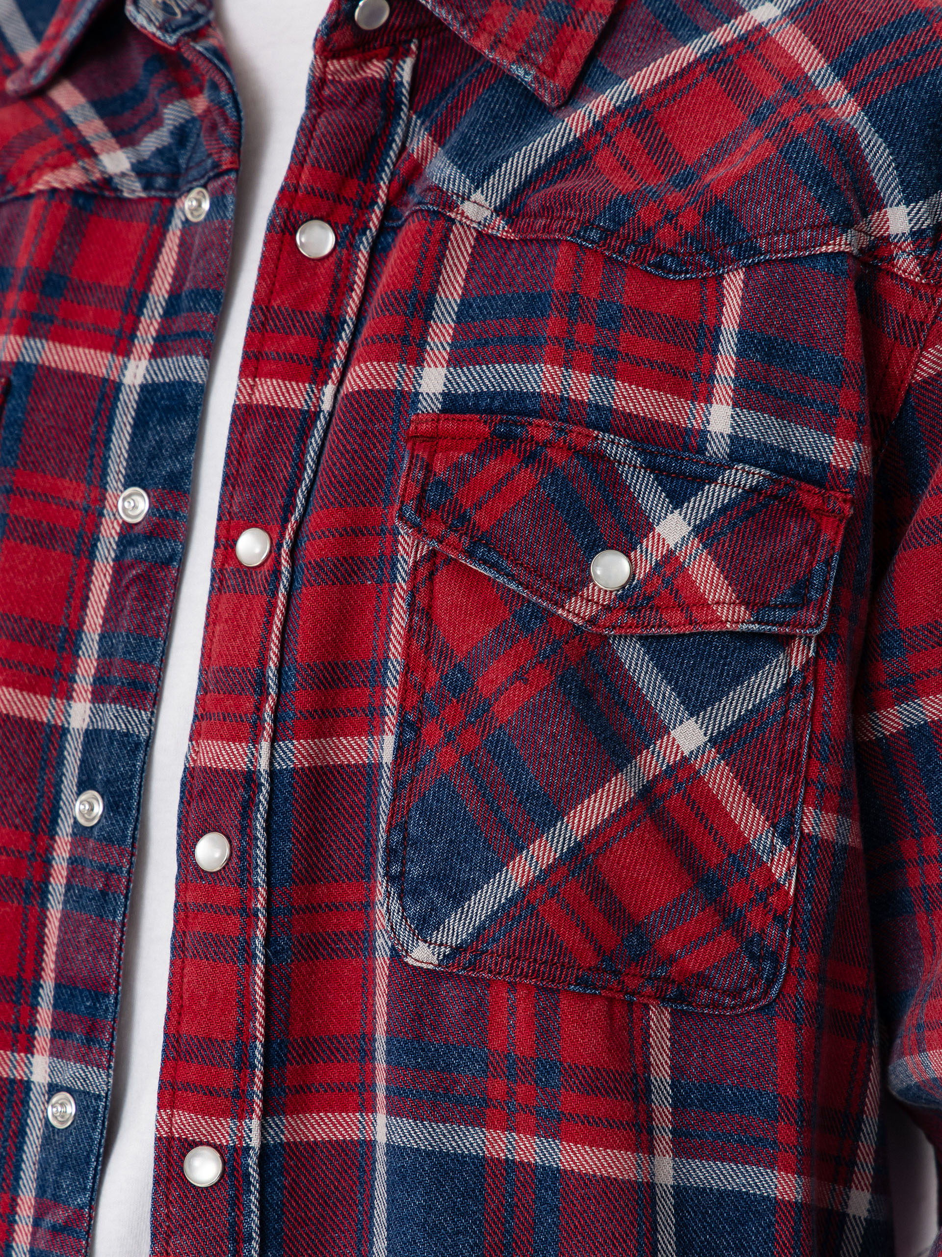 Brixton Waylon Lw Overshirt Hemd (denim plaid)