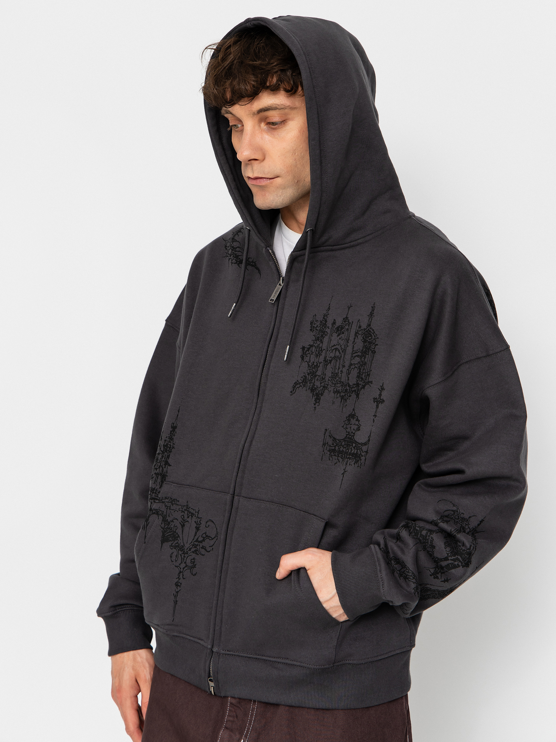 Wasted Paris Stronghold Boxy ZHD Hoodie (old black)
