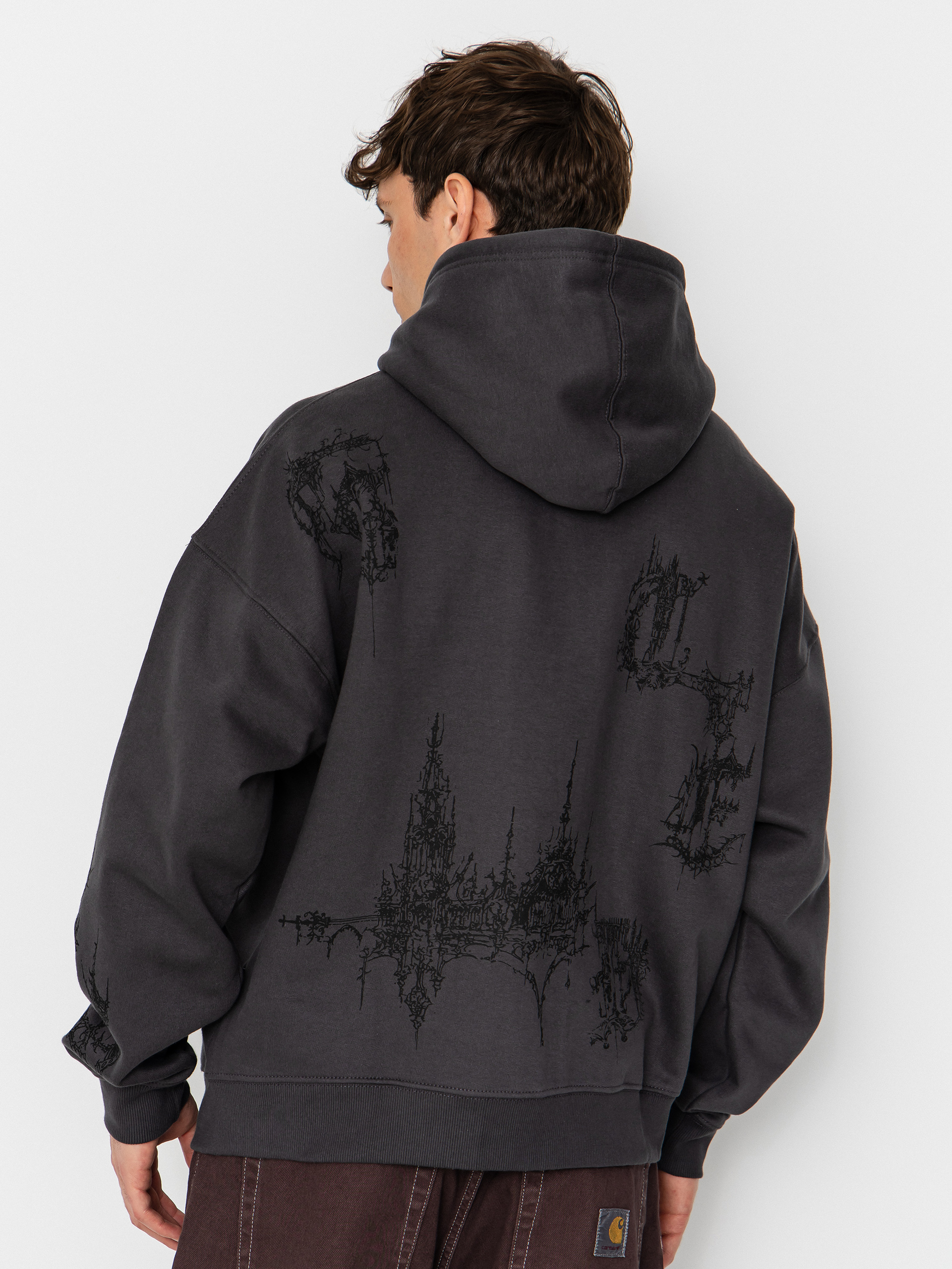 Wasted Paris Stronghold Boxy ZHD Hoodie (old black)