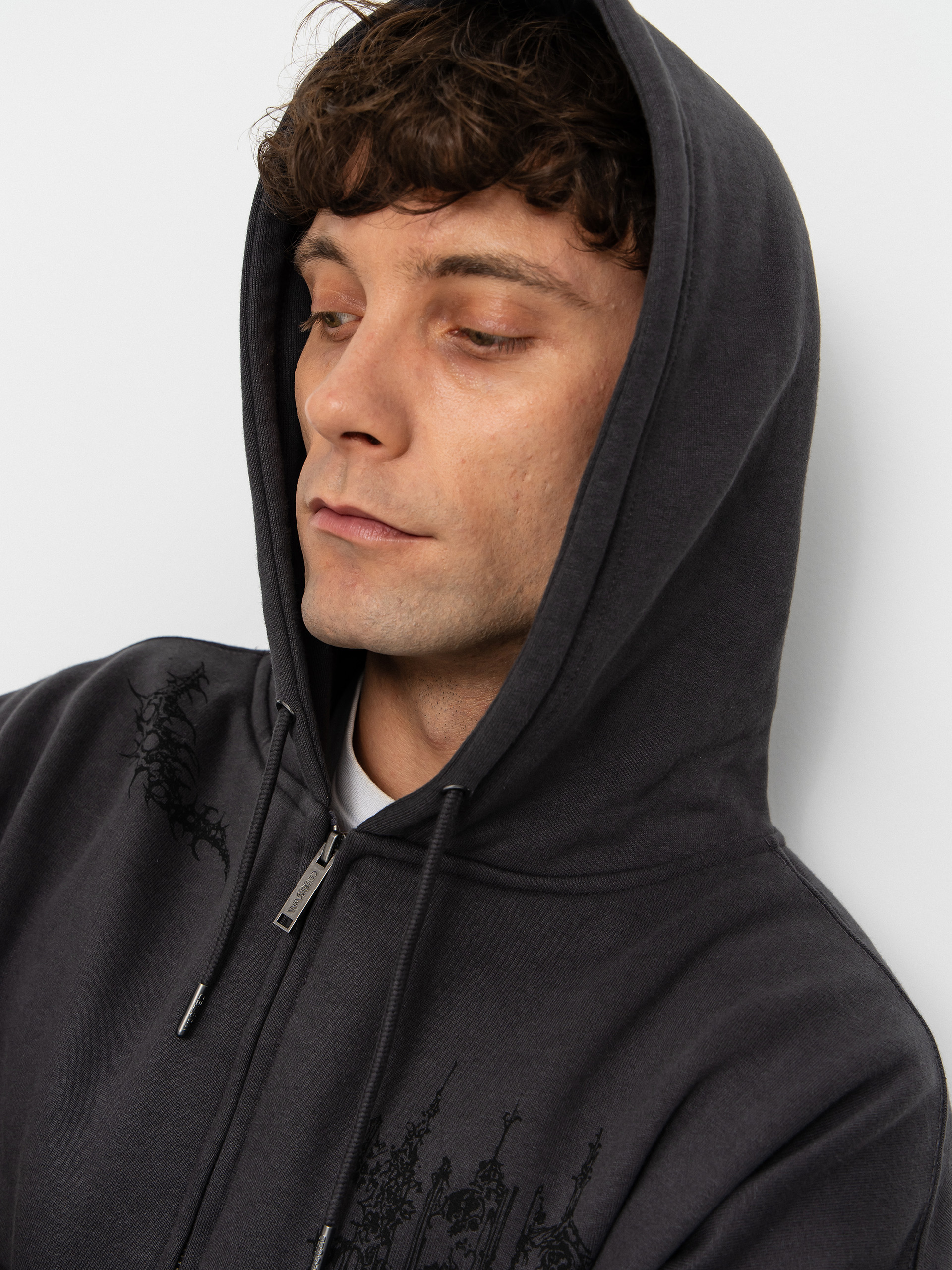Wasted Paris Stronghold Boxy ZHD Hoodie (old black)