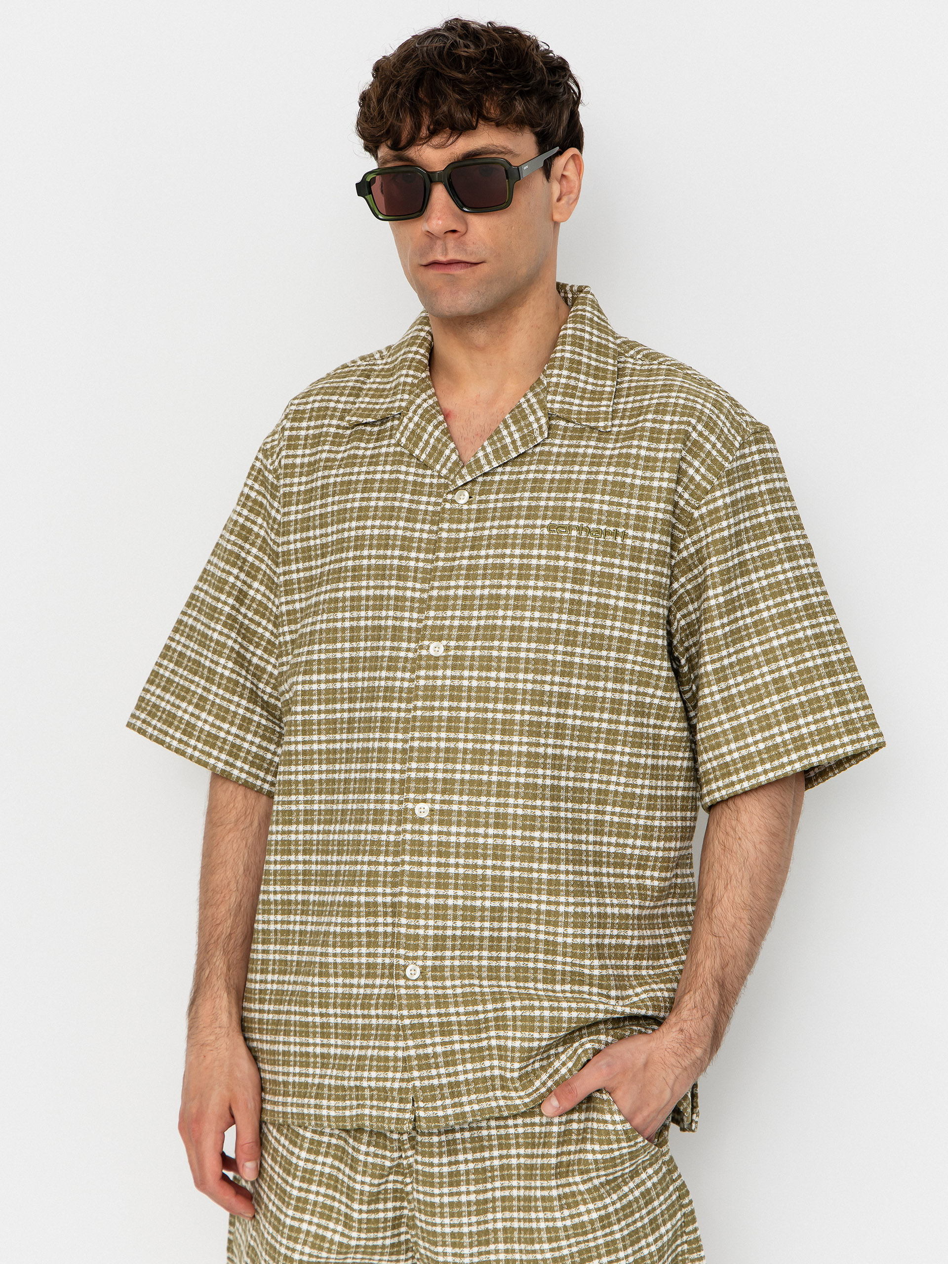 Carhartt WIP Kander Shirt - blue (kander check/blue river)