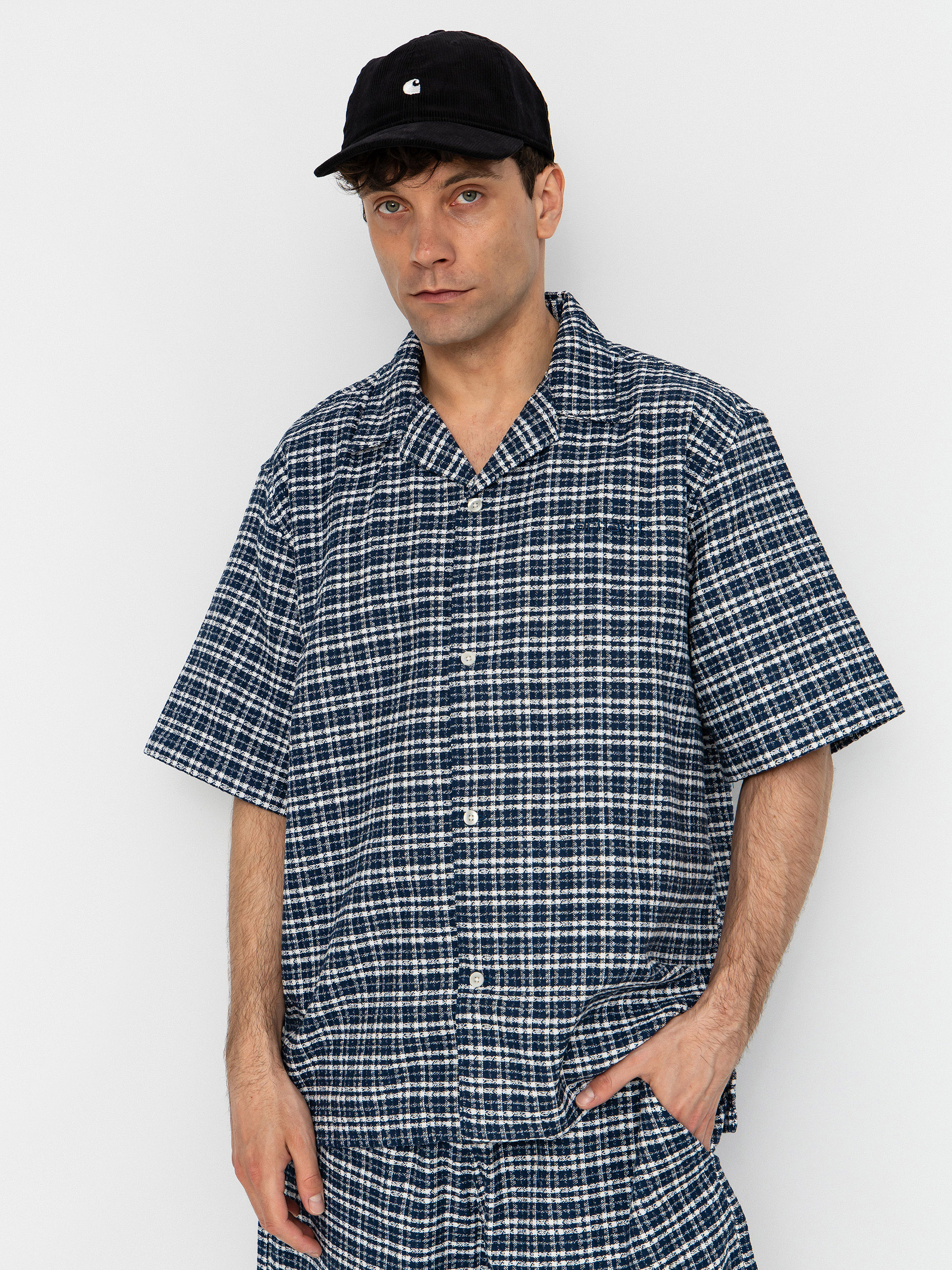Carhartt WIP Kander Shirt - blue (kander check/blue river)