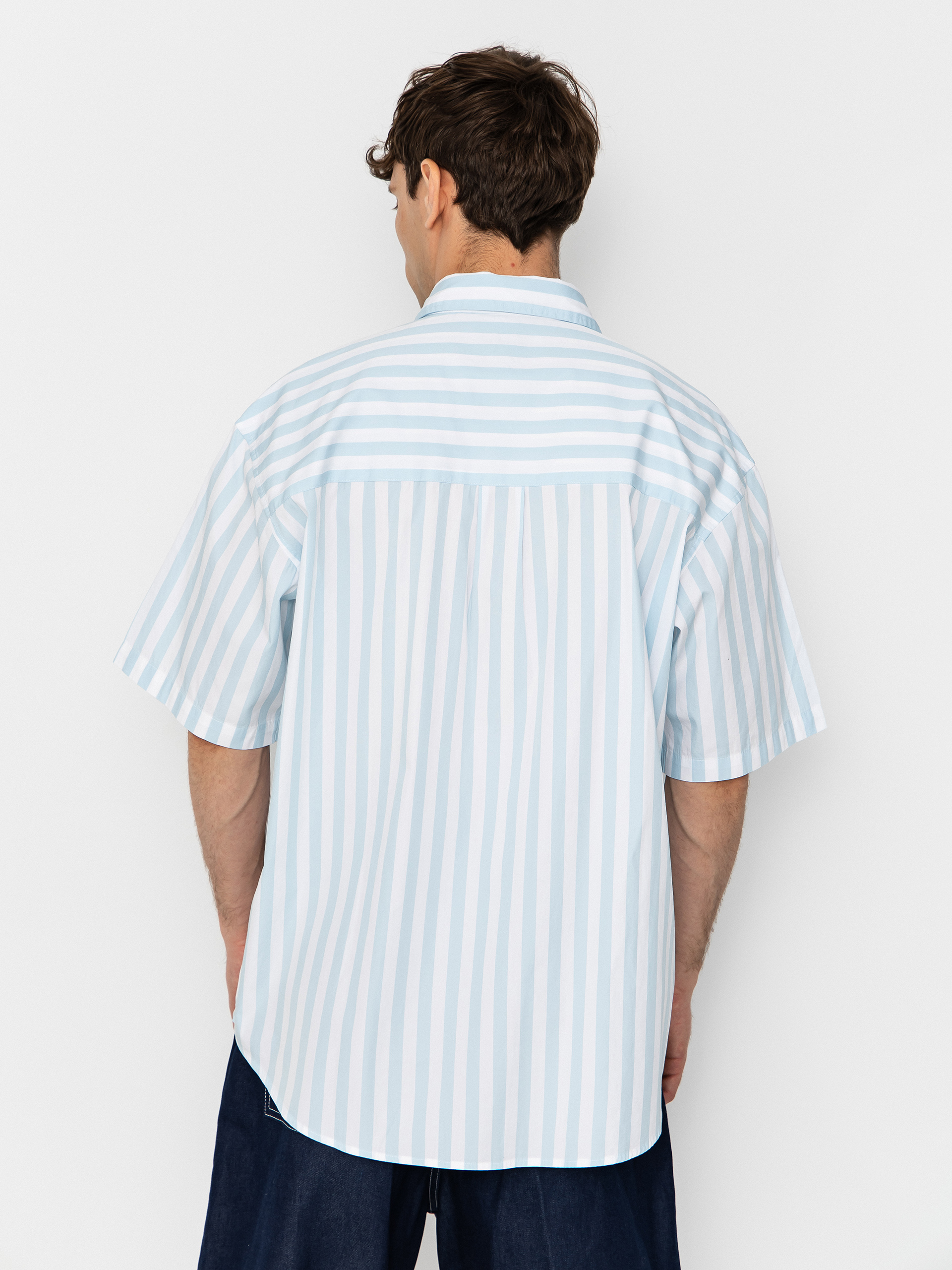 Carhartt WIP Royce Shirt (royce stripe/icaria/white)