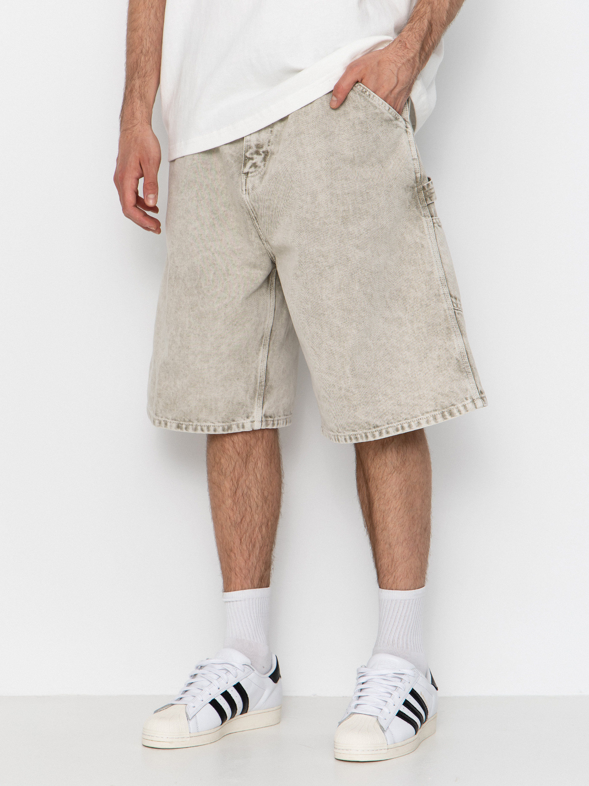 Carhartt WIP Shorts OG Single Knee (opuntia chalk wash)
