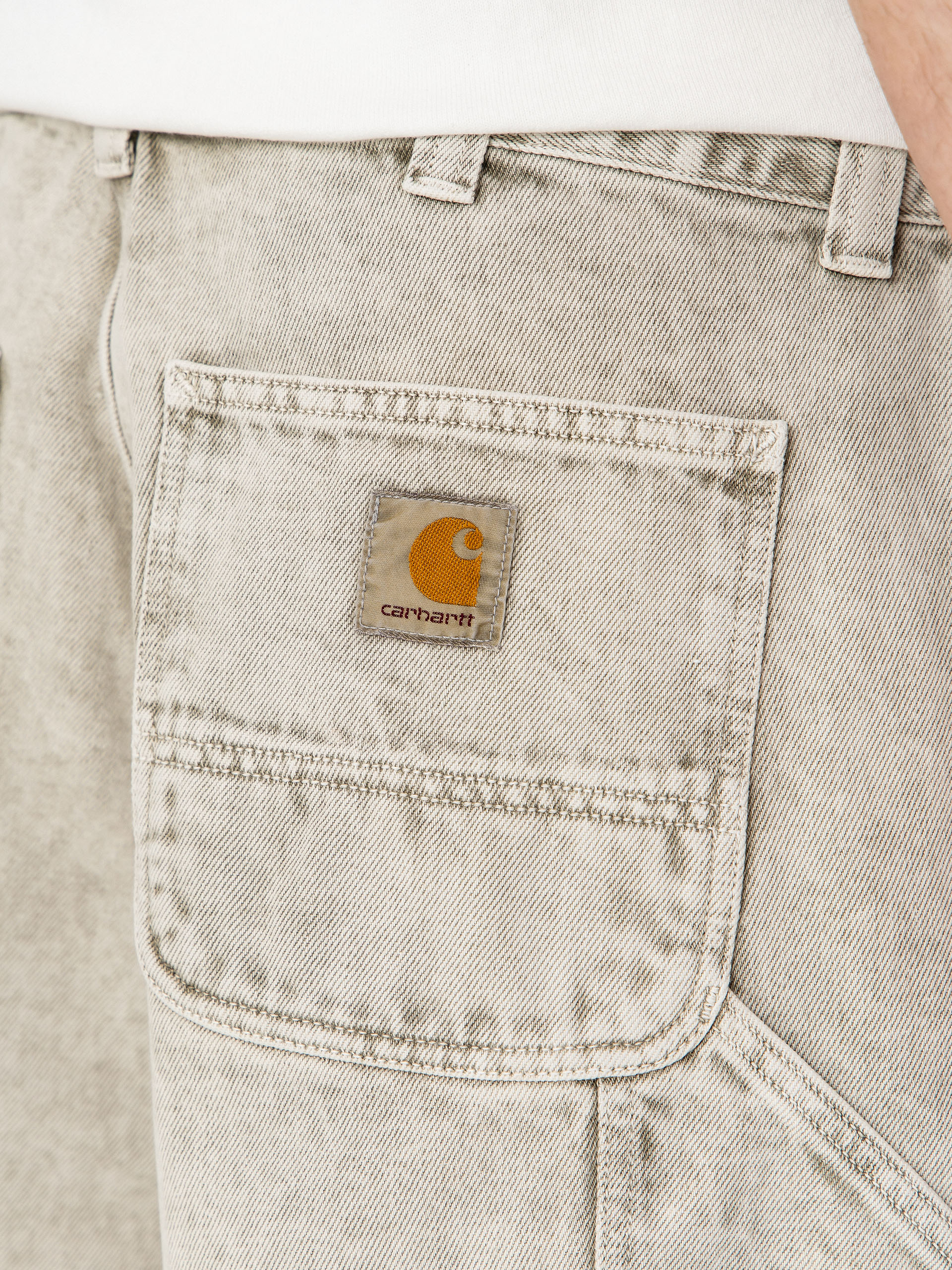 Carhartt WIP Shorts OG Single Knee (opuntia chalk wash)