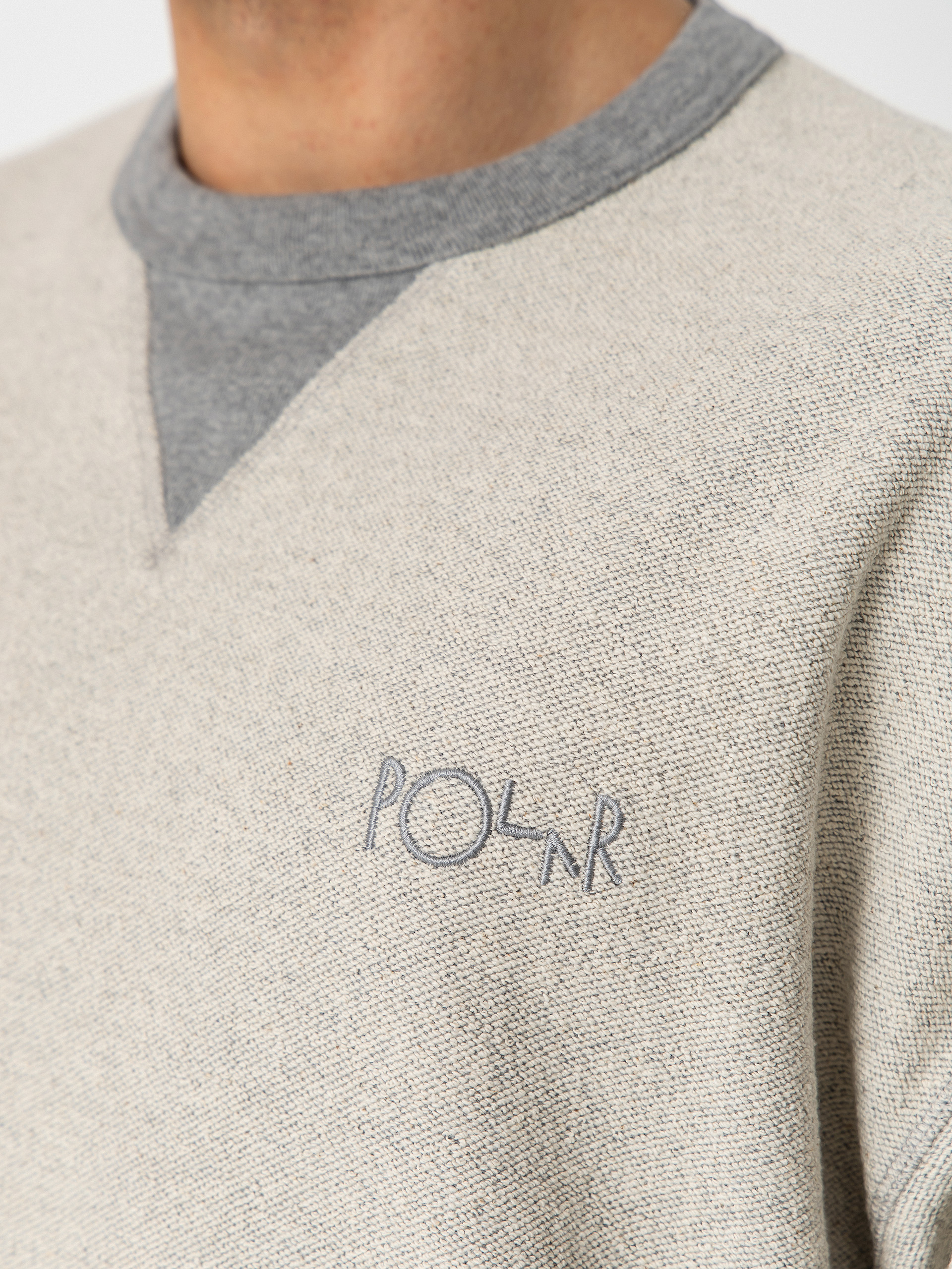 Polar Skate Reversed Sweater (heather grey)