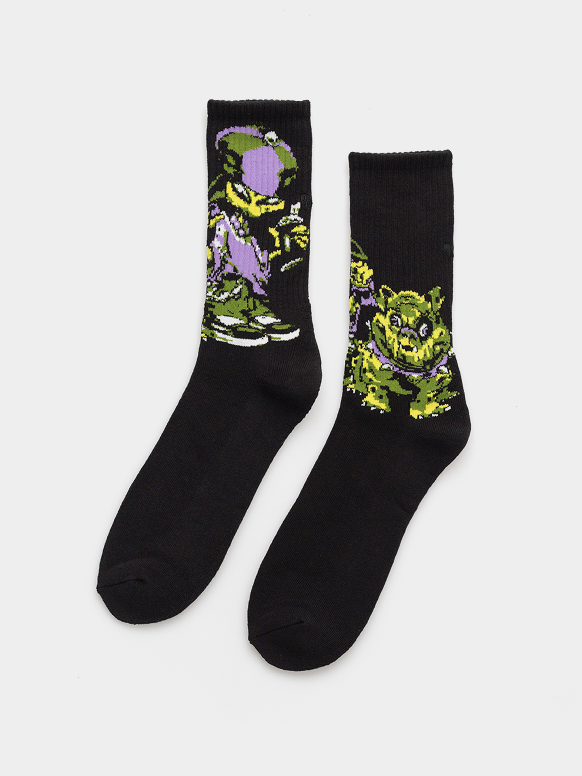 Stussy Helvetica Jacquard Crew Socks - black (black)