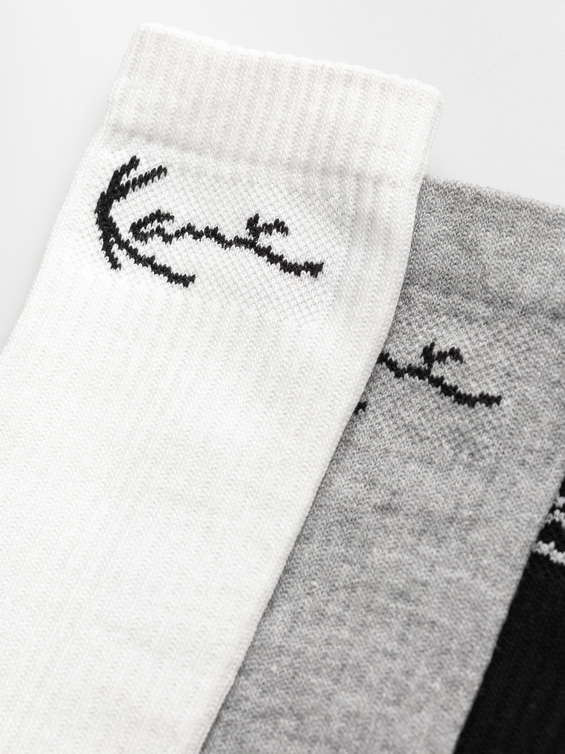 Karl Kani Socks Signature 3Pk (black/grey/white)