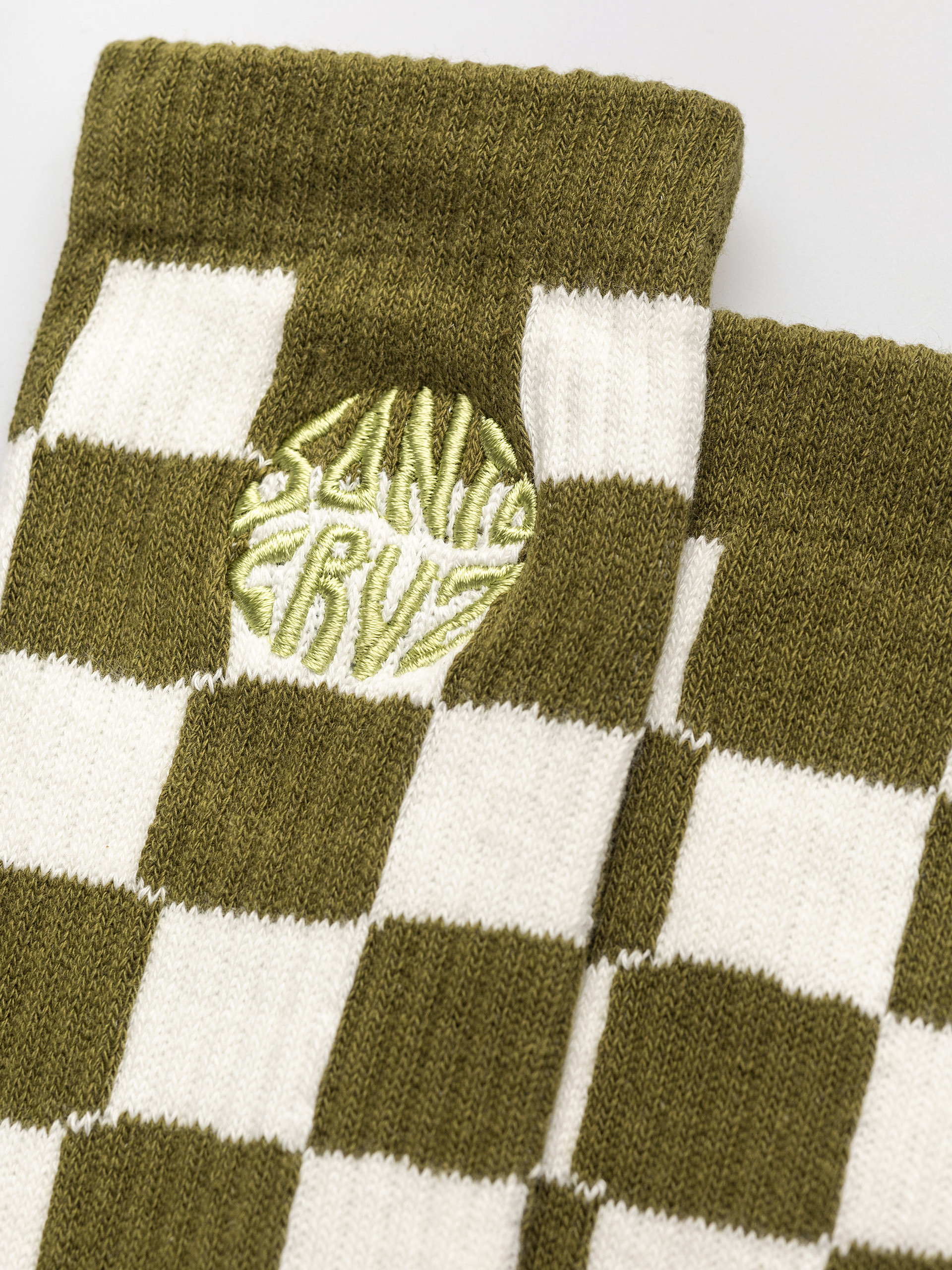 Santa Cruz Socks Daze Checks 2pk Wmn (purple/green check)