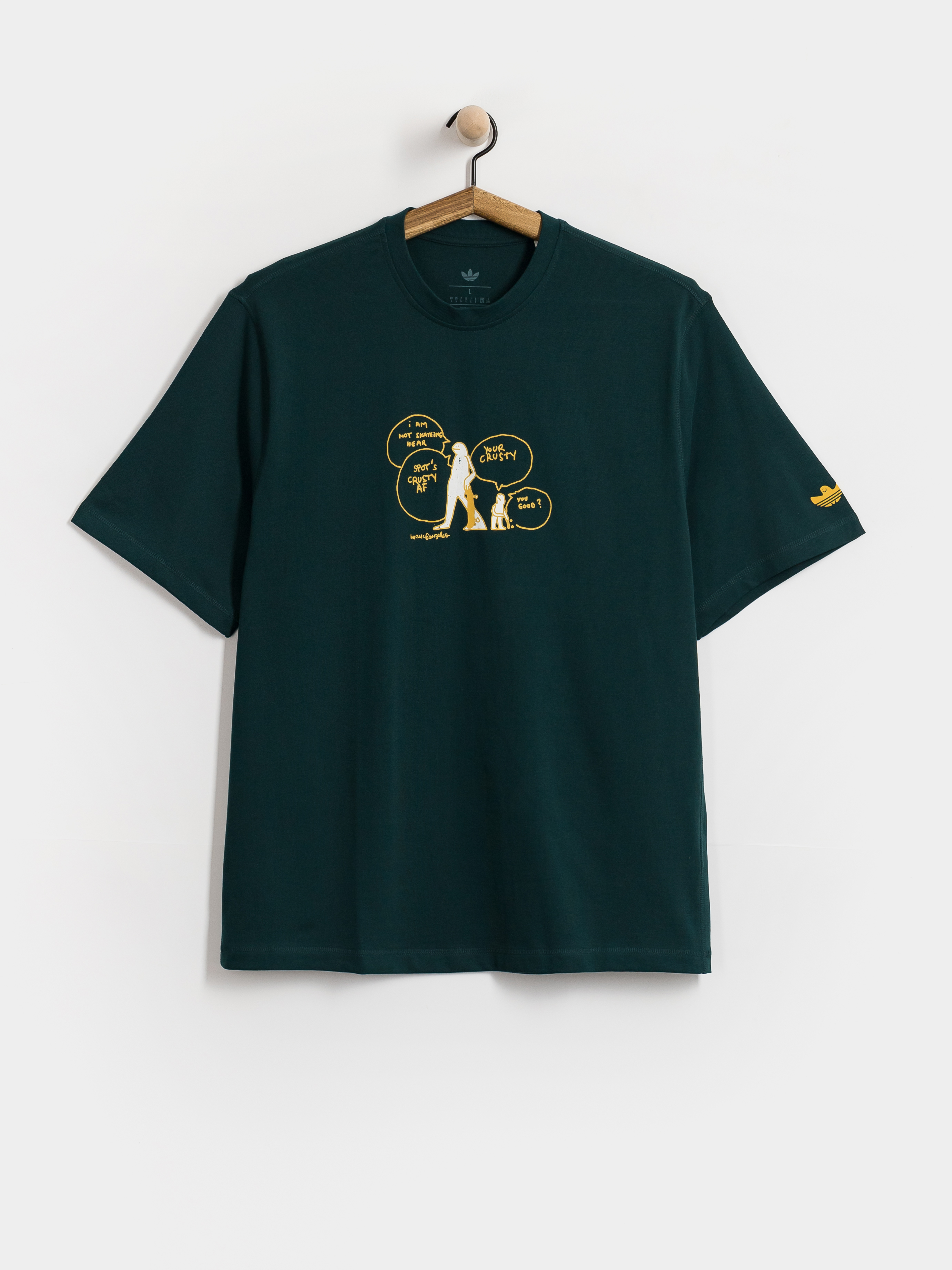 adidas Gonz Crusty T-Shirt - green (aurivy/black)