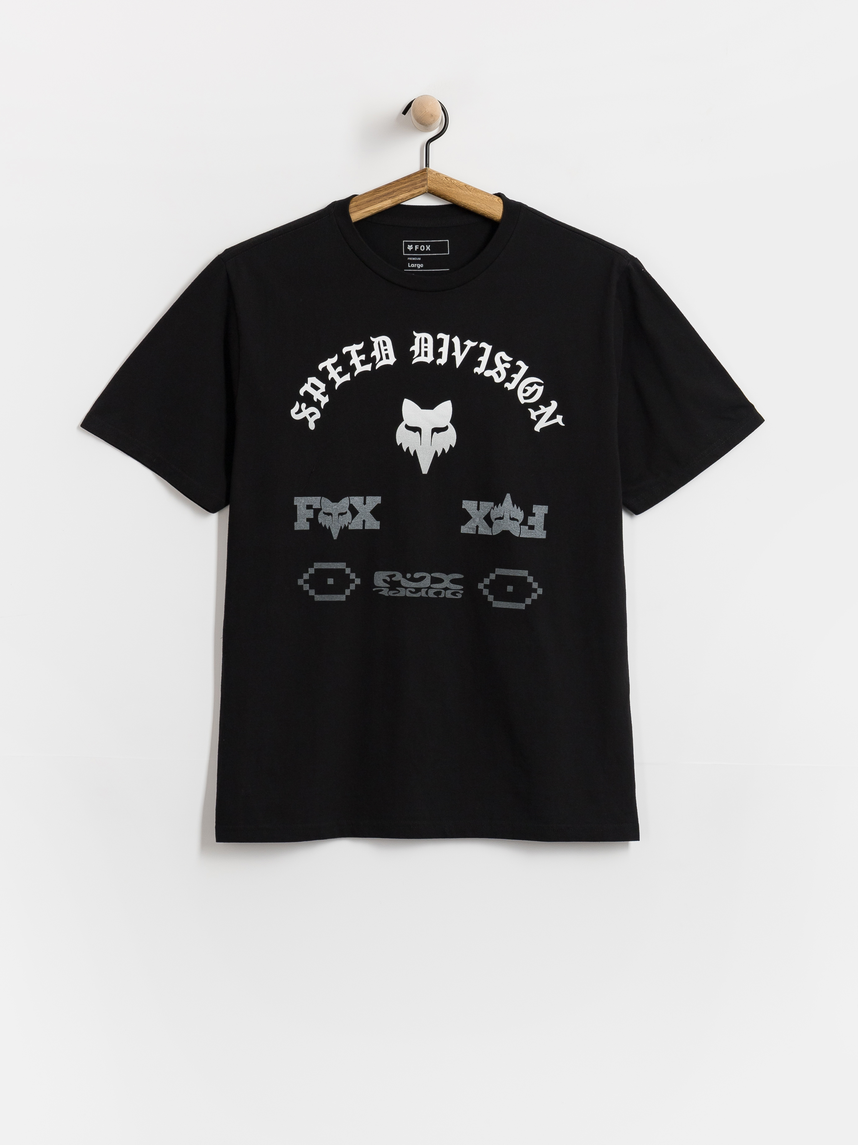Fox T-Shirt Icon 195 (black)