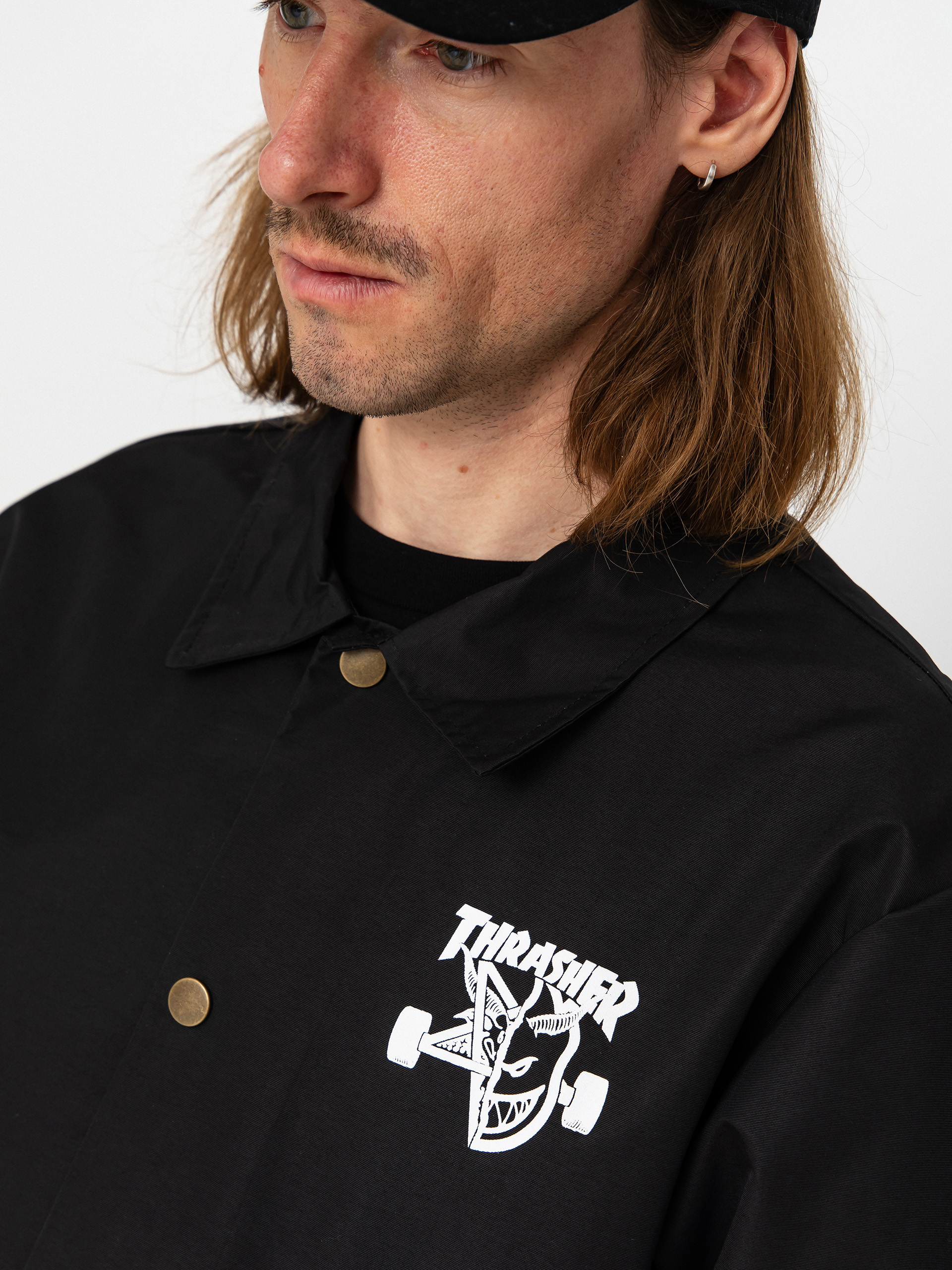 Thrasher x Spitfire Thrash & Burn Jacke (black)