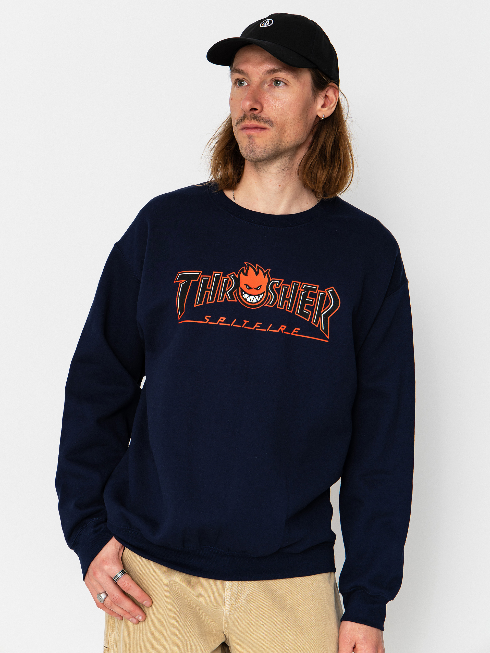 Thrasher x Spitfire Big Head Outline Sweatshirt