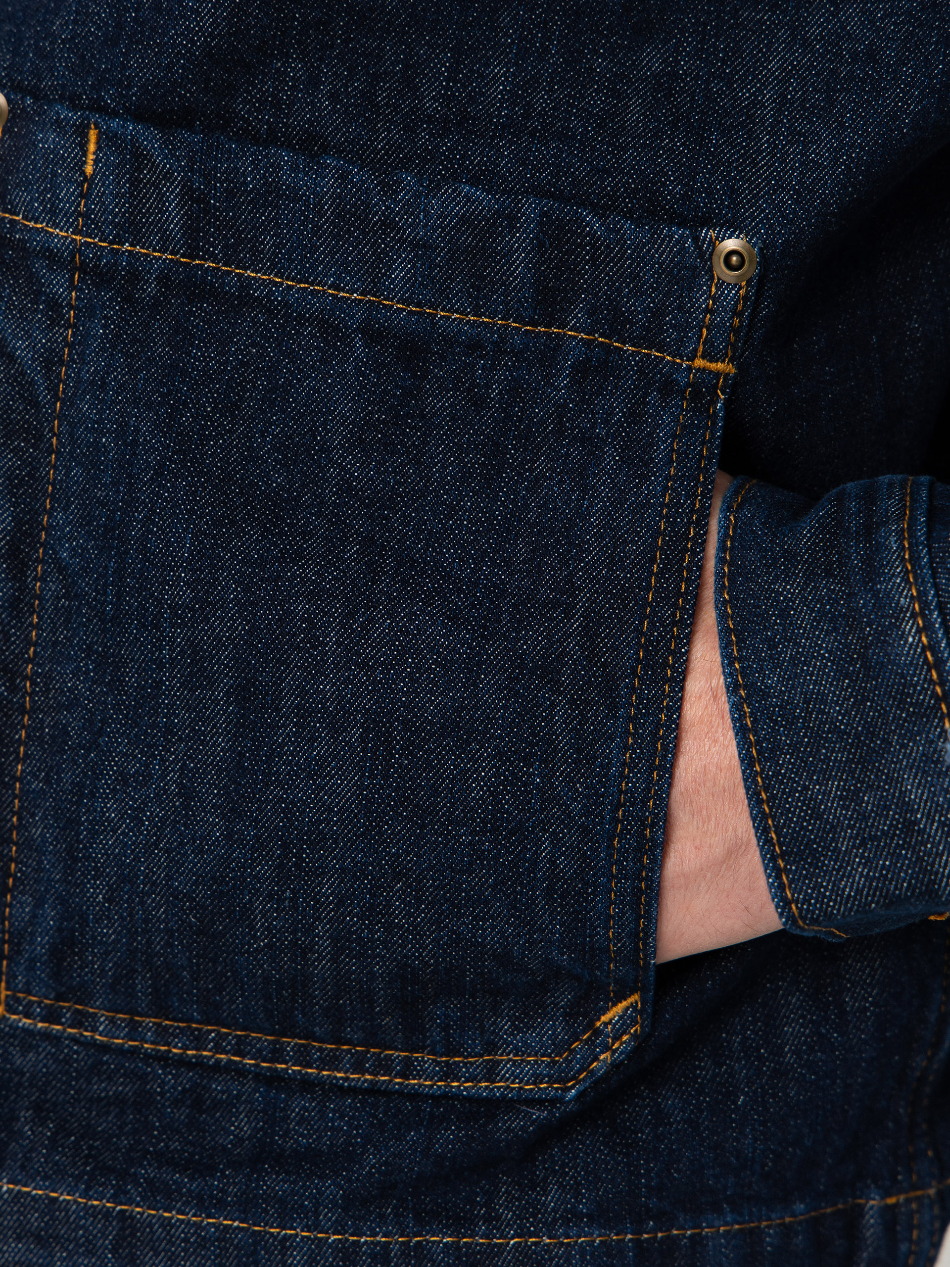 Dickies Jacke X Harley Davidson Boxy Denim (rinsed indigo blue)