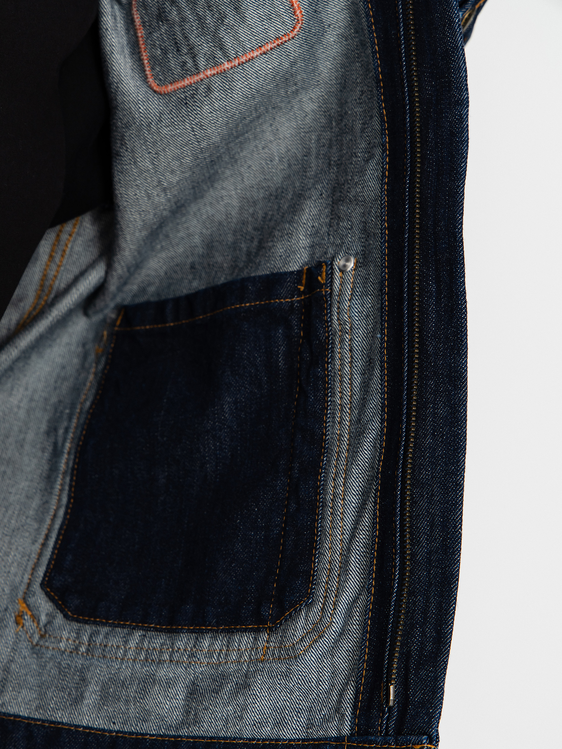 Dickies Jacke X Harley Davidson Boxy Denim (rinsed indigo blue)