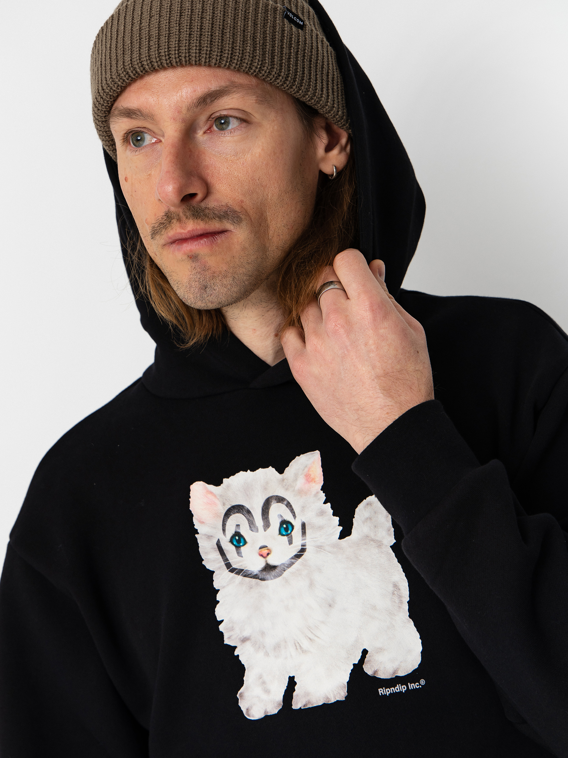 RipNDip Pet Me Im Cute HD Hoodie (black)