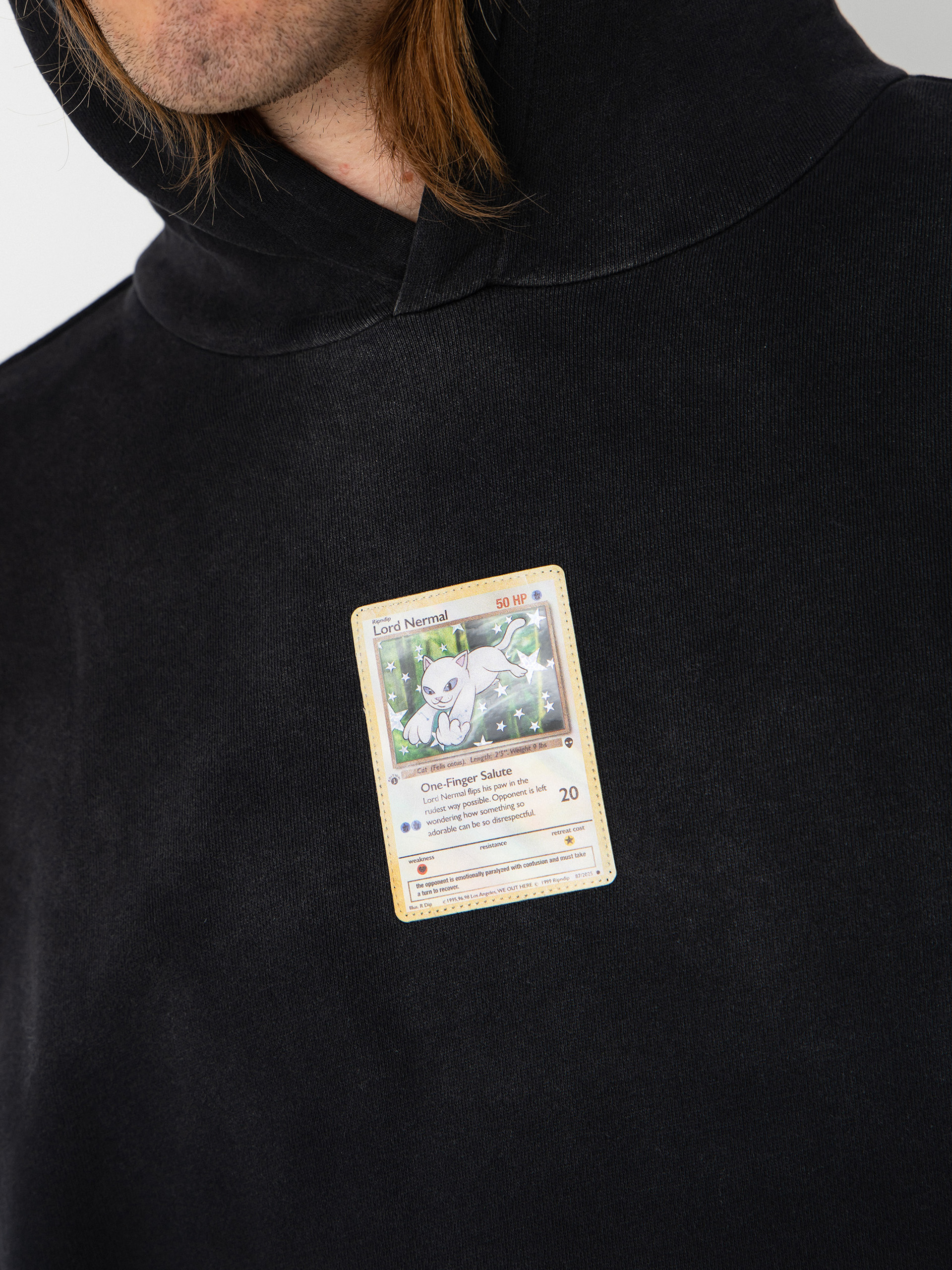 RipNDip Legendary Nerm HD Hoodie (black vintage wash)