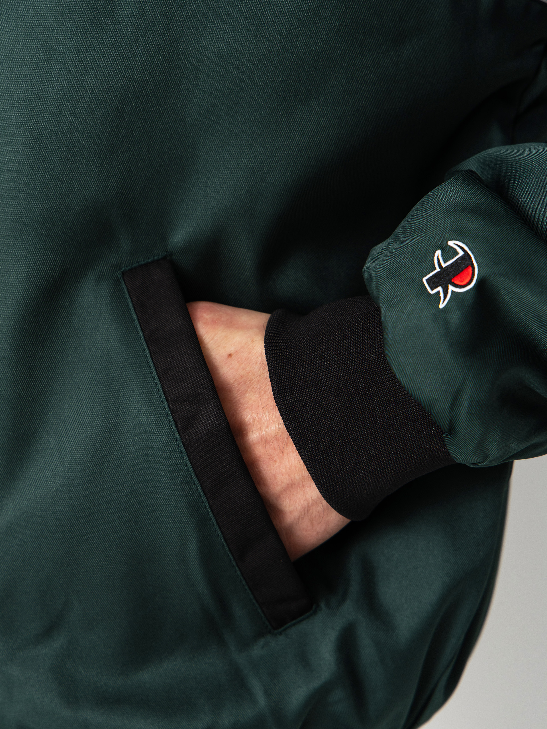 RipNDip Ripndip Athletics Race Jacket (sand/charcoal)