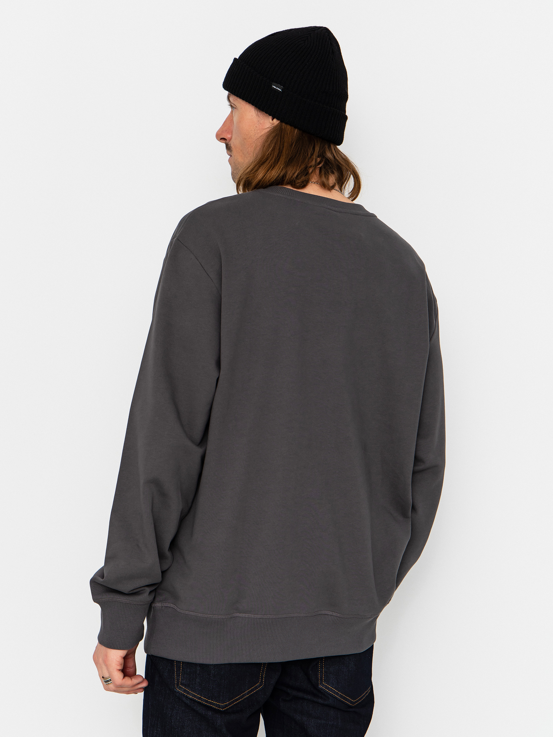 The North Face Essential Light Relaxed Crew Sweatshirt (anthracite grey)